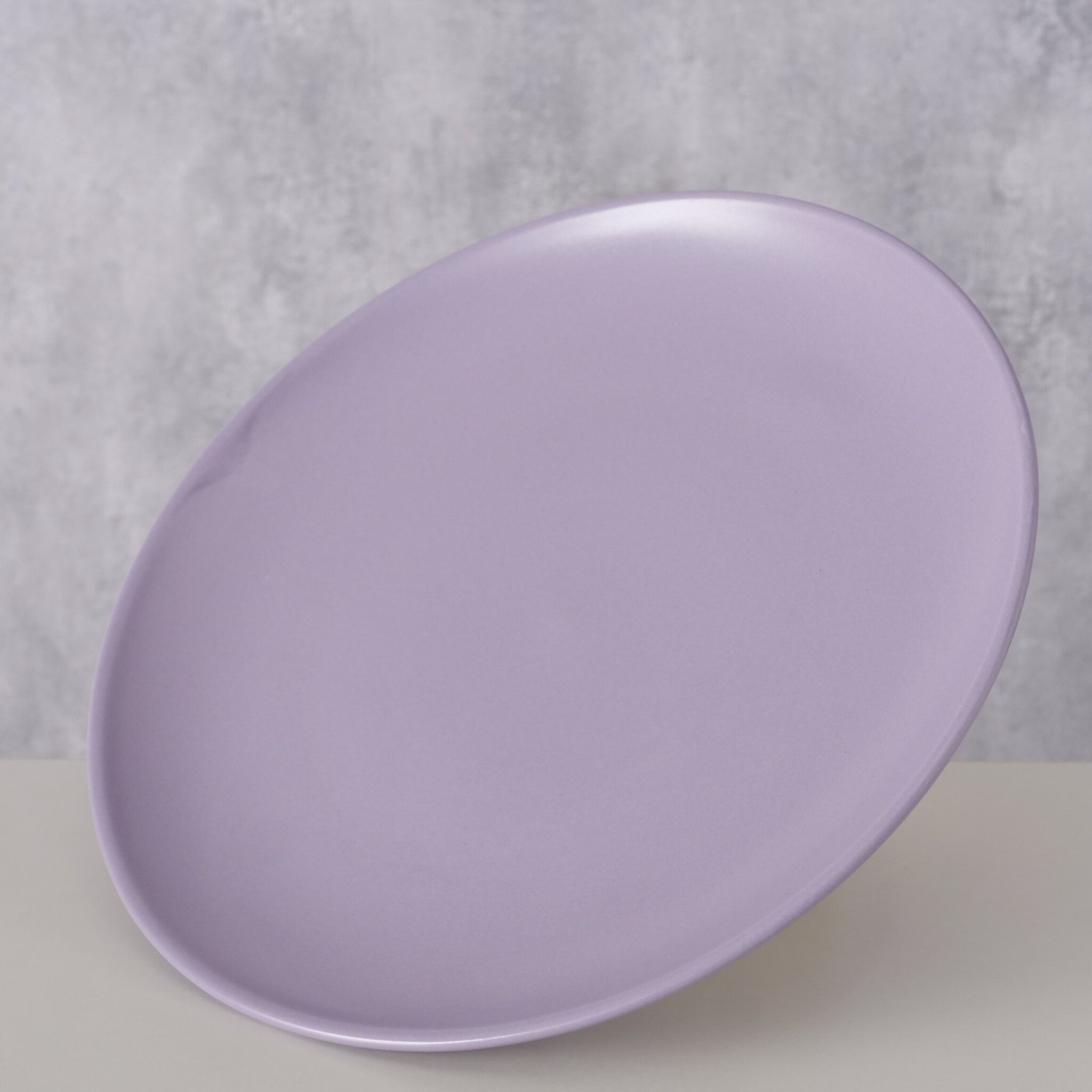 Keramik Teller Pastell, Helllila 