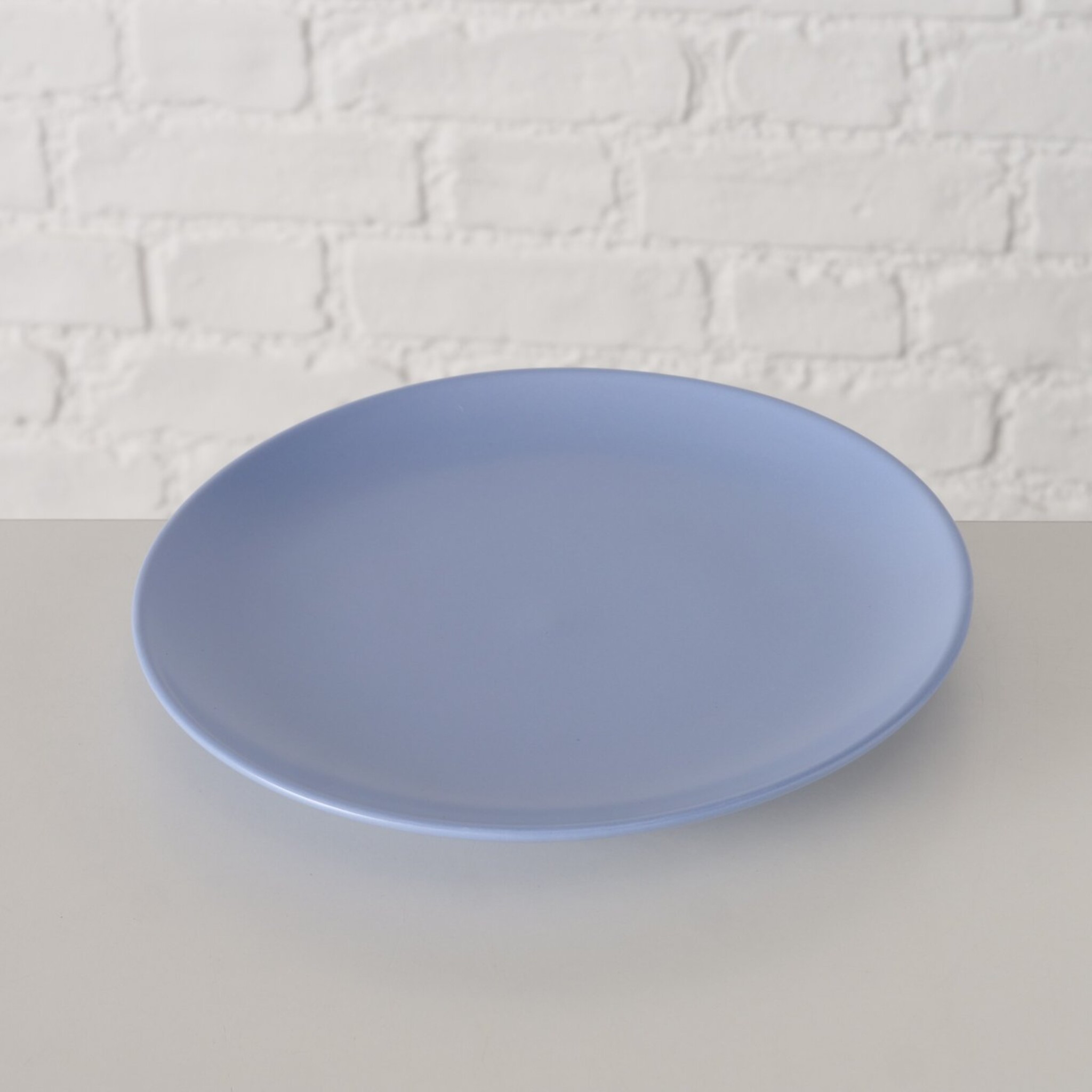 Keramik Teller Pastell, Blau 