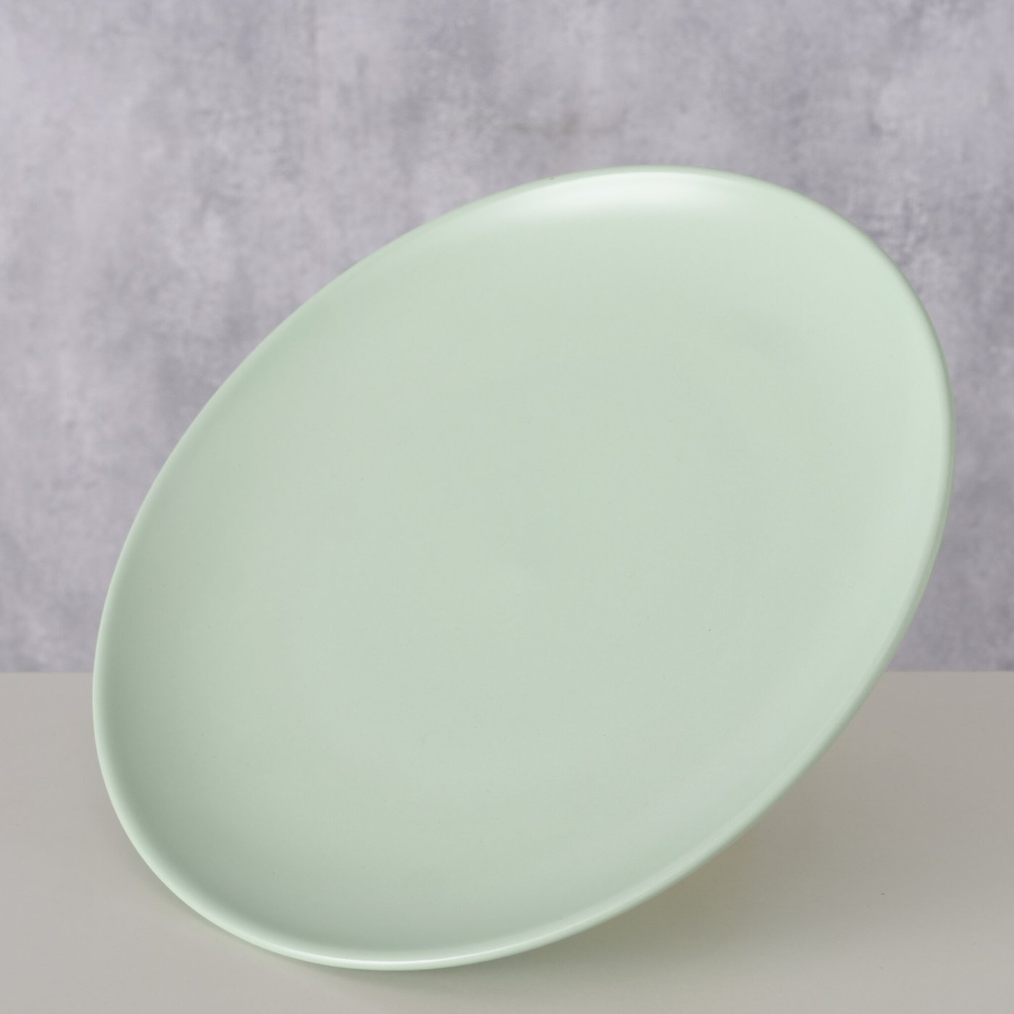 Keramik Teller Pastell, Hellgrün 