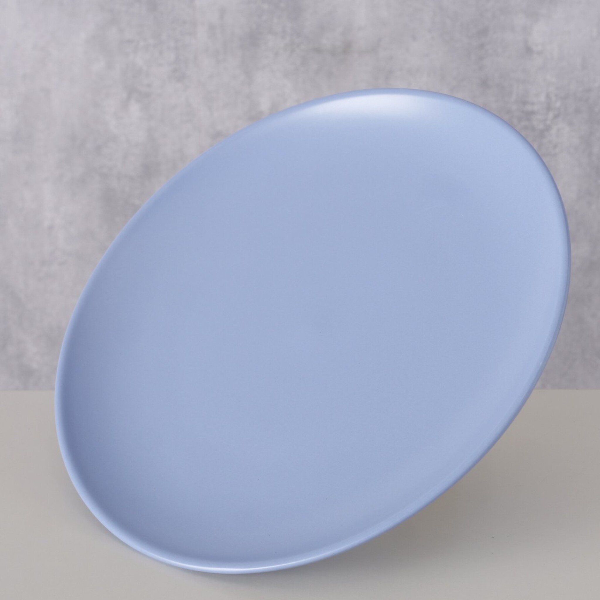 Keramik Teller Pastell, Blau 