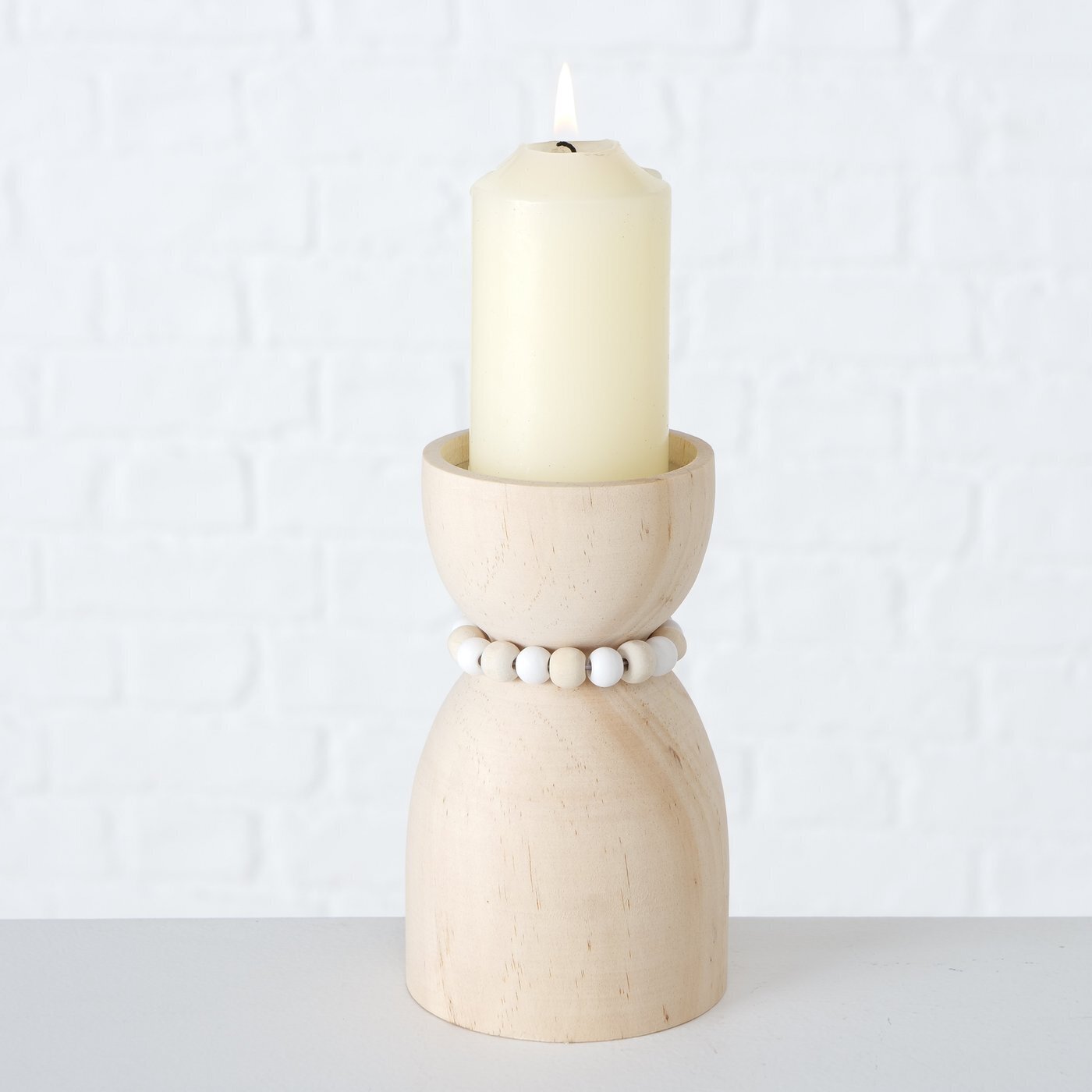 Kerzenhalter Kianos 2er-Set, natur 