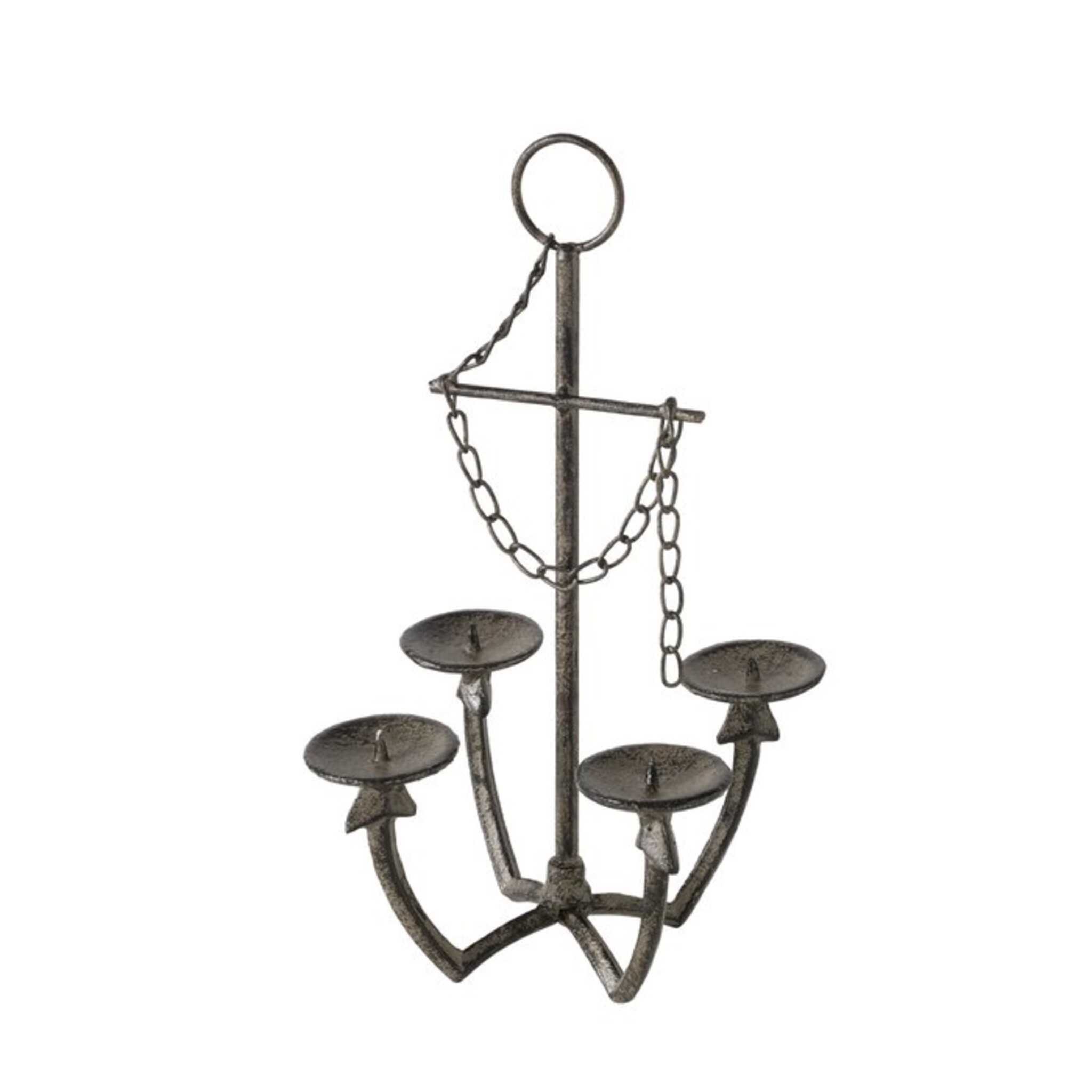 Kerzenleuchter Anchor, schwarz 