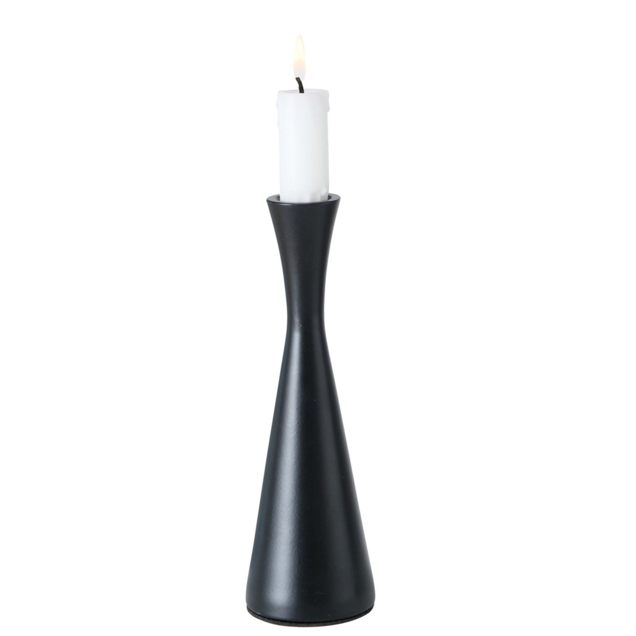 Kerzenleuchter Cone, 3 tlg, schwarz 