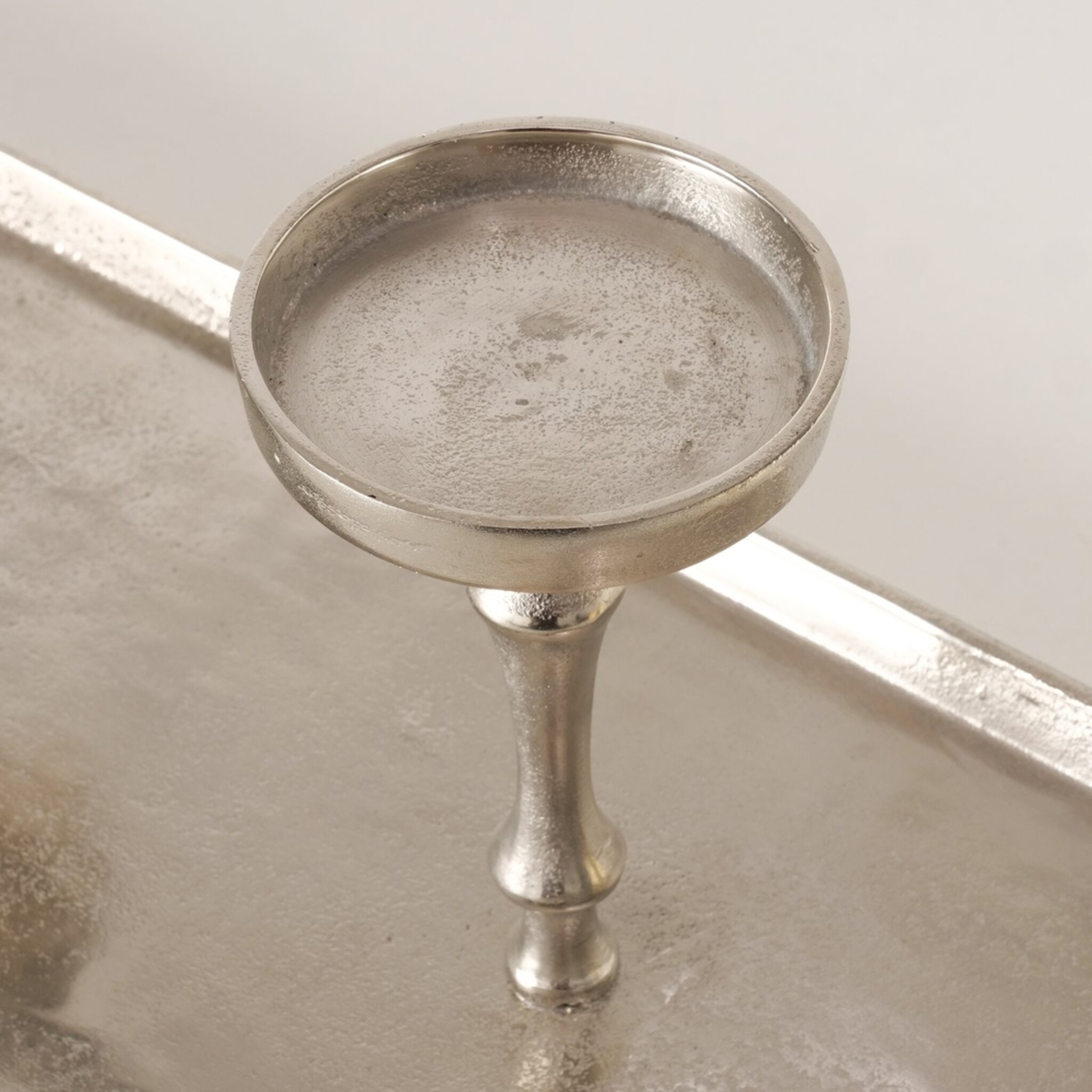 Kerzenleuchter Furo, silber 