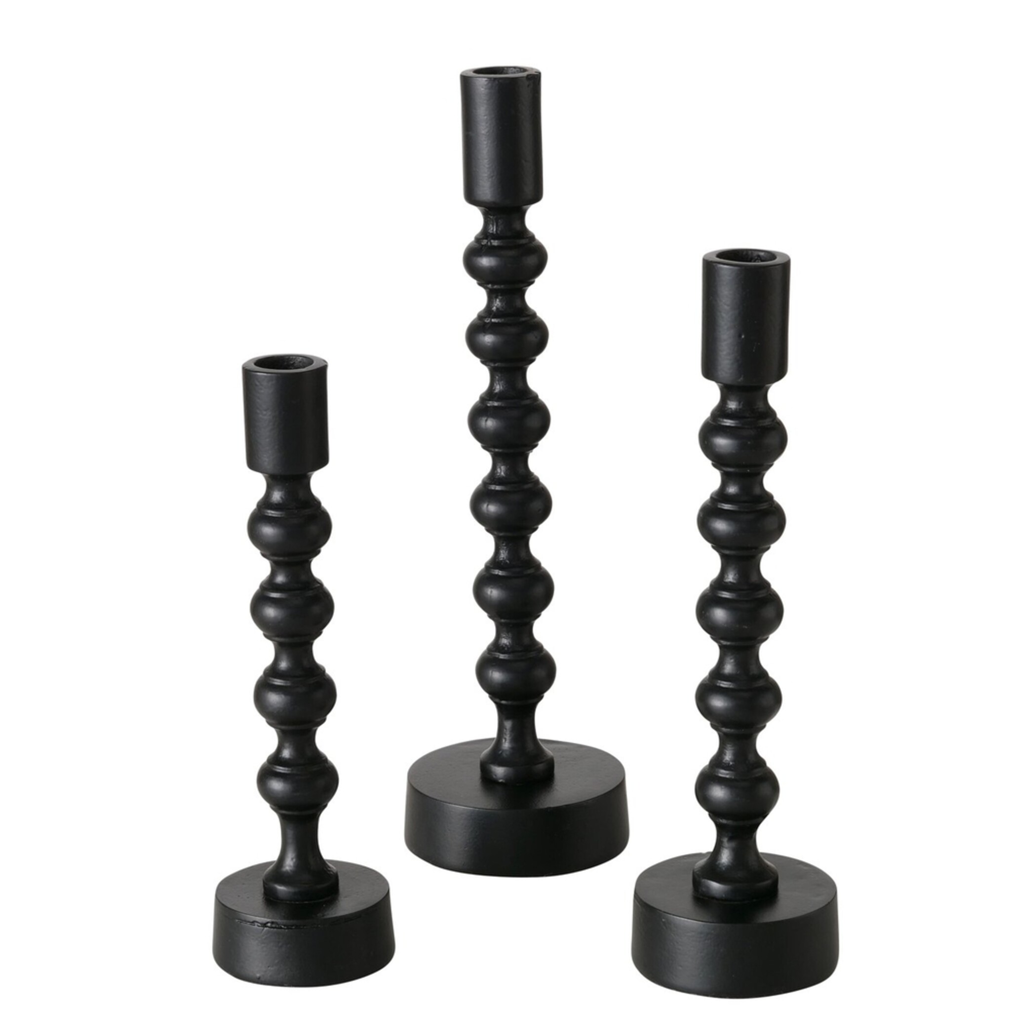 Kerzenleuchter Klisko, schwarz 