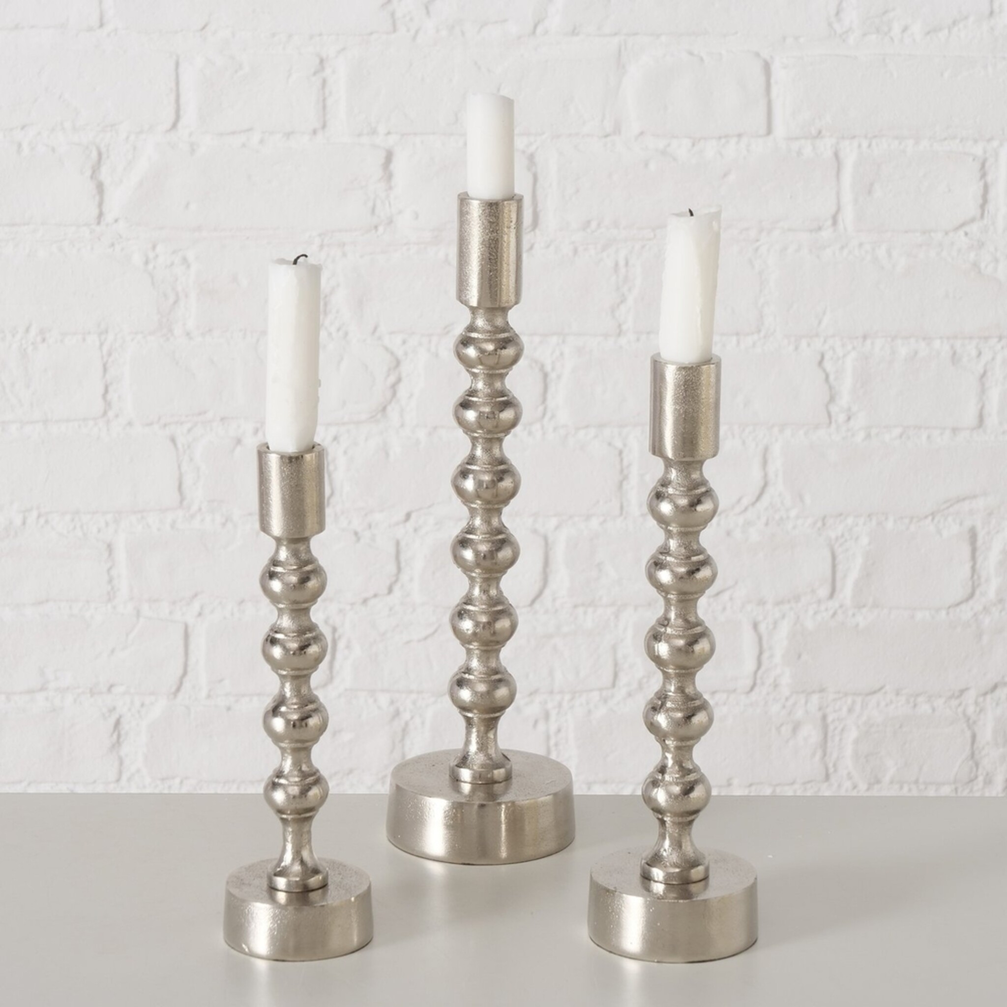 Kerzenleuchter Klisko, silber 