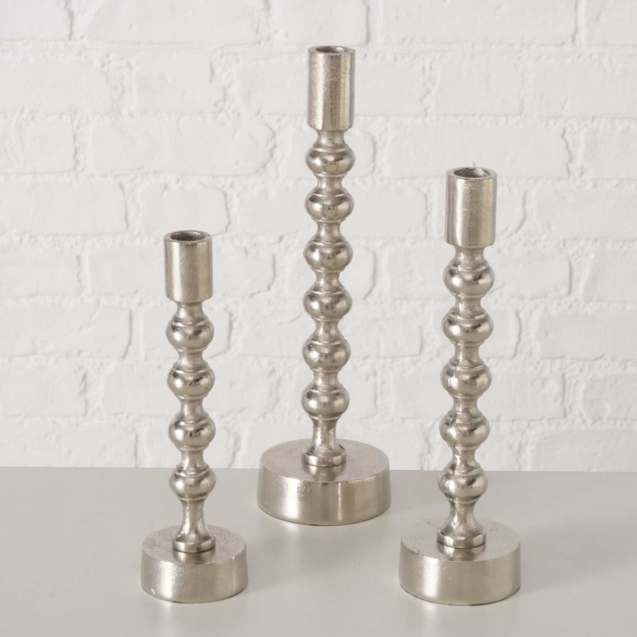 Kerzenleuchter Klisko, silber 