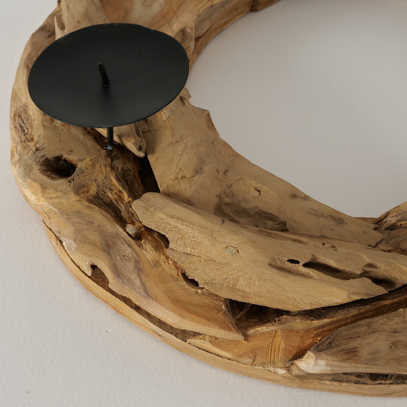 Kerzenleuchter Kranz Palu, natur 