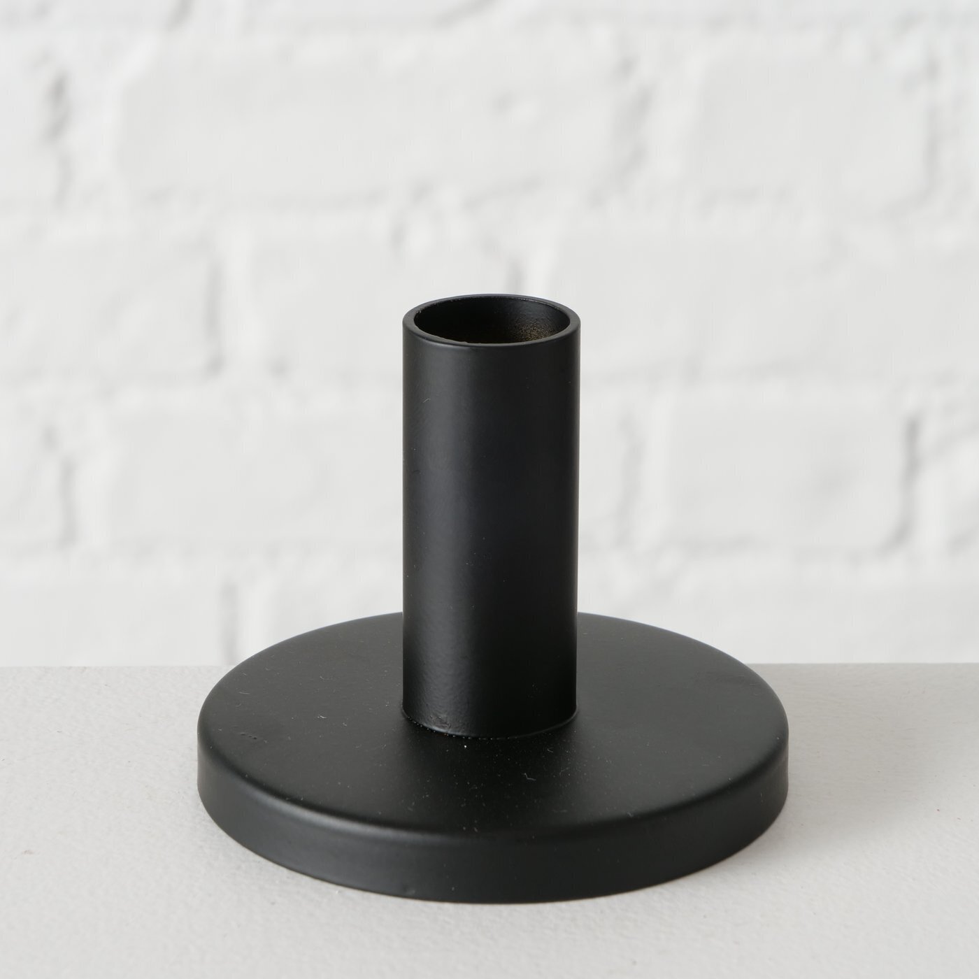 Kerzenleuchter Malko, 3-teilig, schwarz 