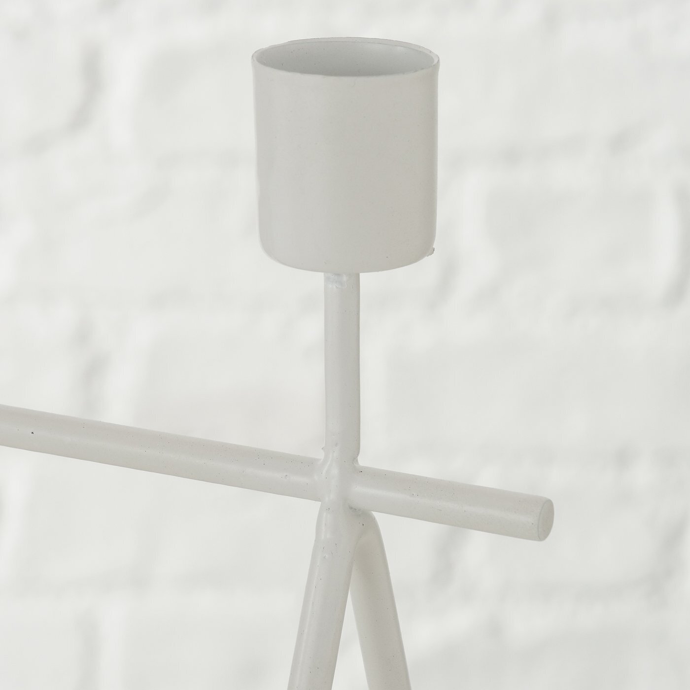 Kerzenleuchter Refine, weiss