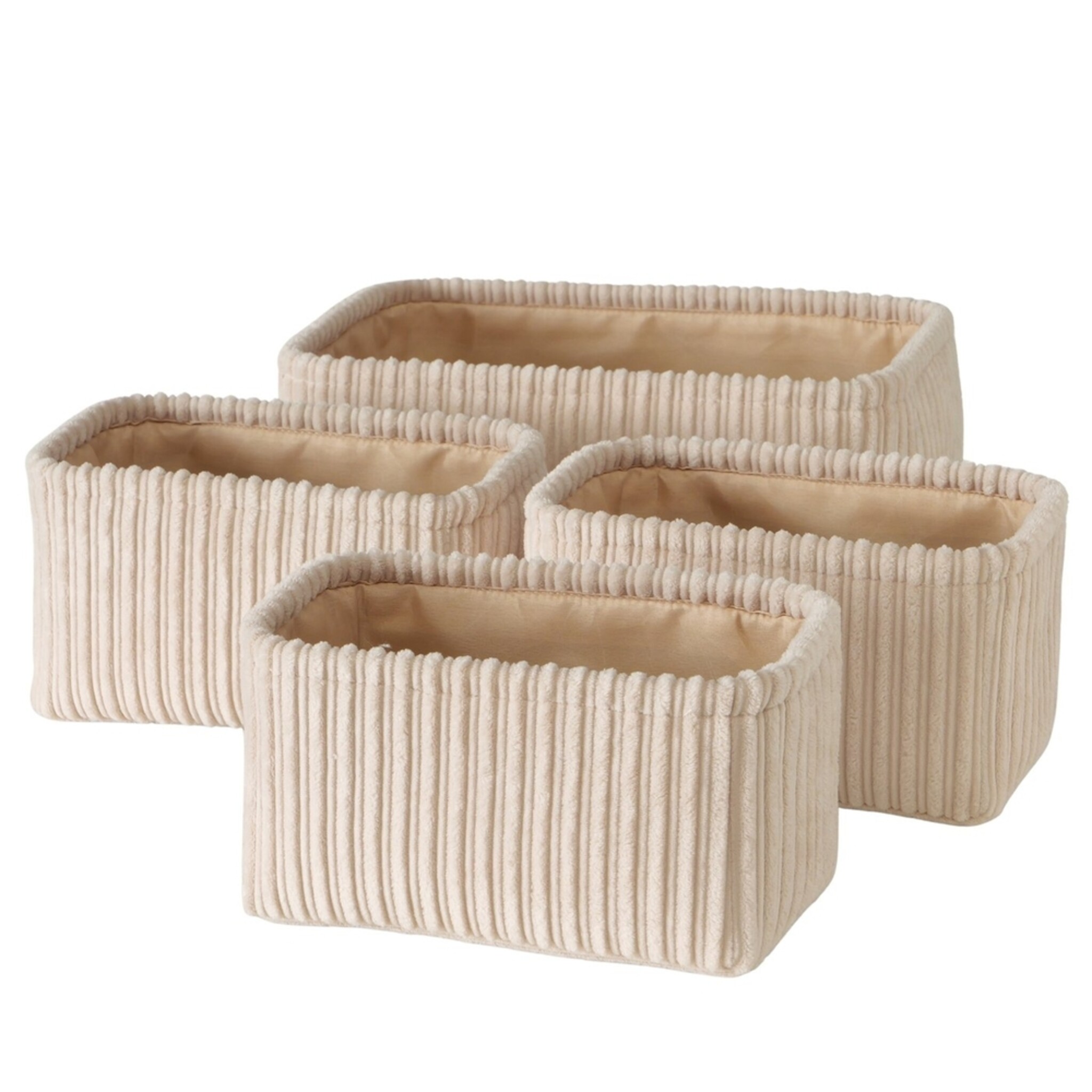 Korb Cordularis, 4 tlg, beige 