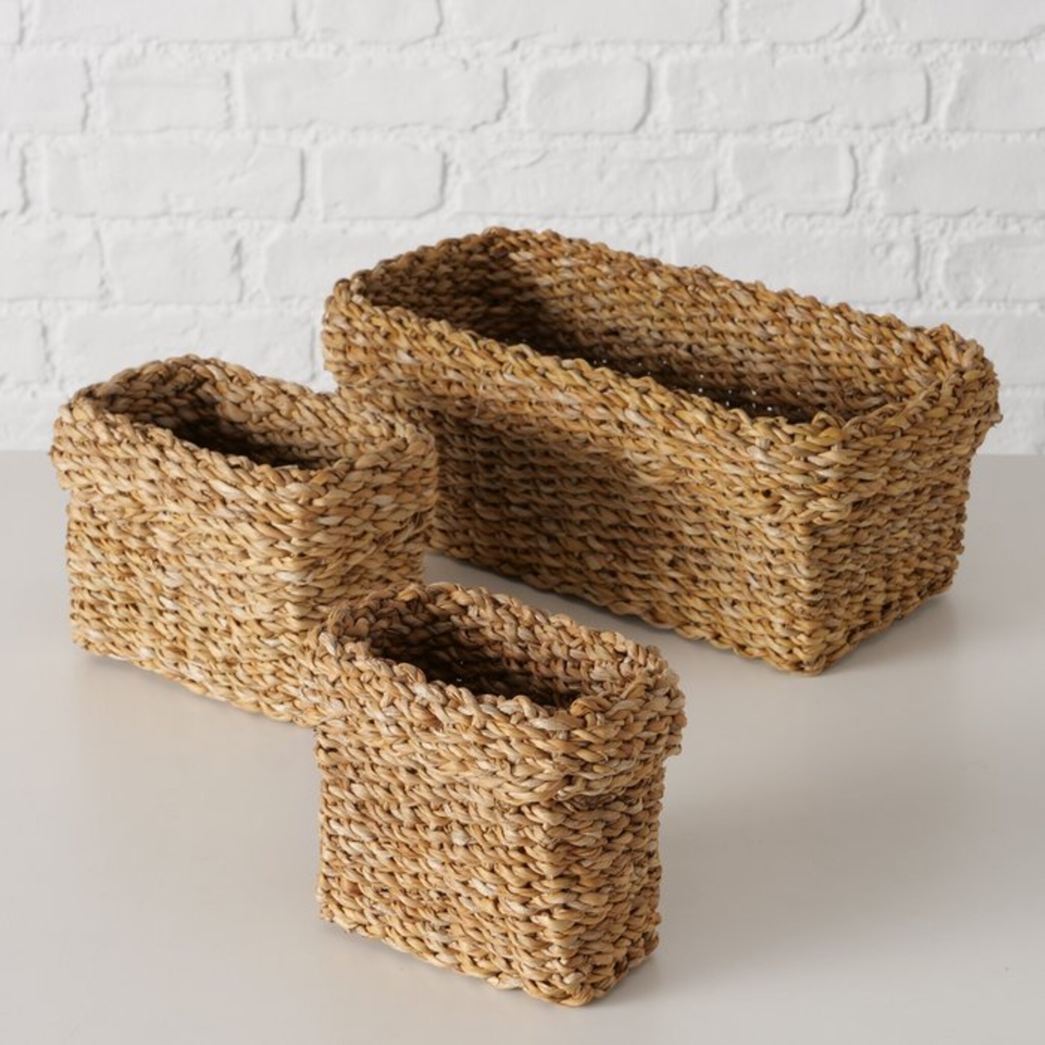 Korb Sophy, 3 tlg., Set 3, natur 