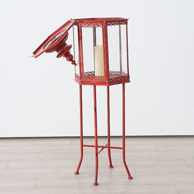 Laterne Annie 2er Set, rot 