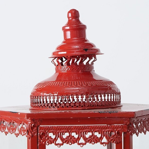 Laterne Annie 2er Set, rot 