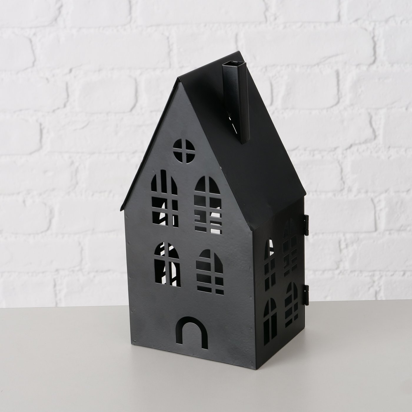 Laterne Dover, 3er-Set, schwarz 