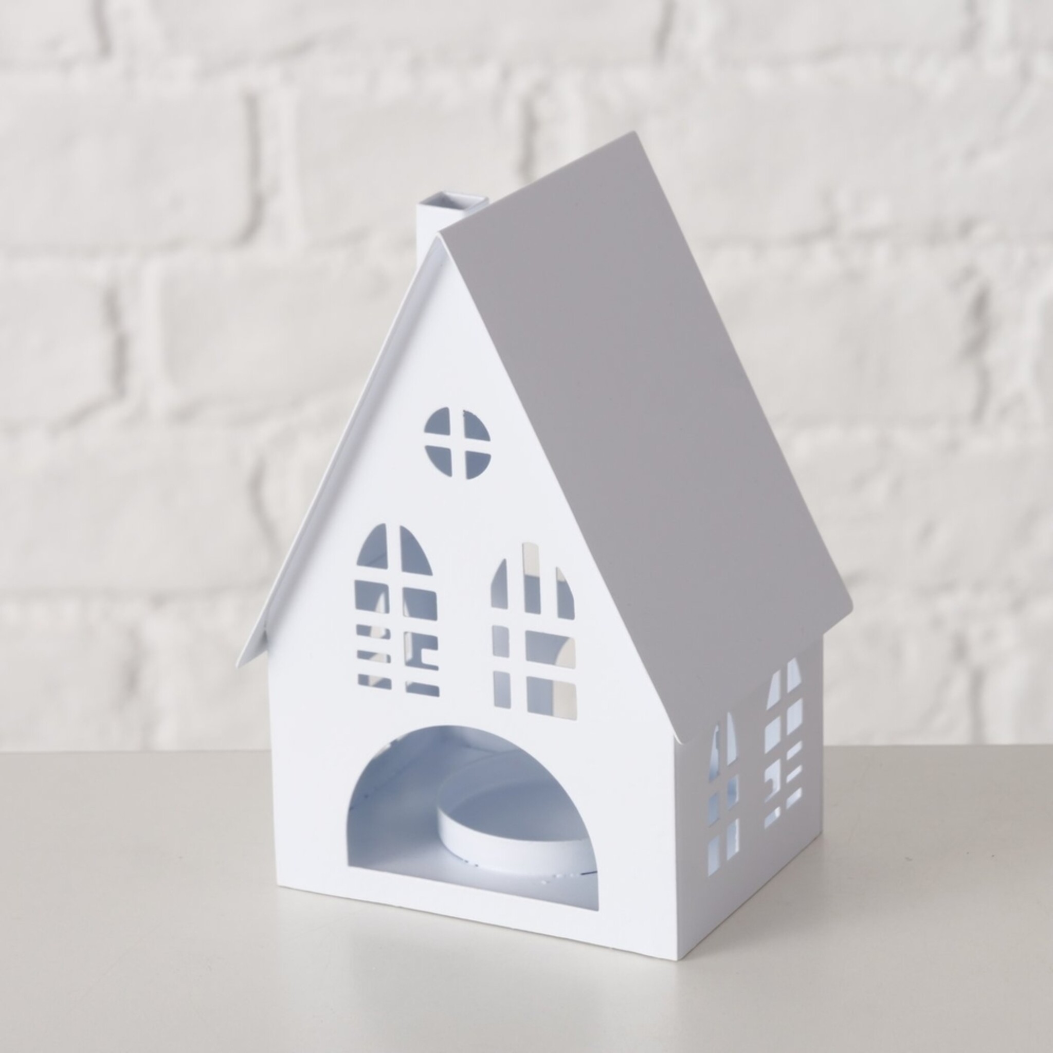 Laterne Dover, 3er-Set, weiss 