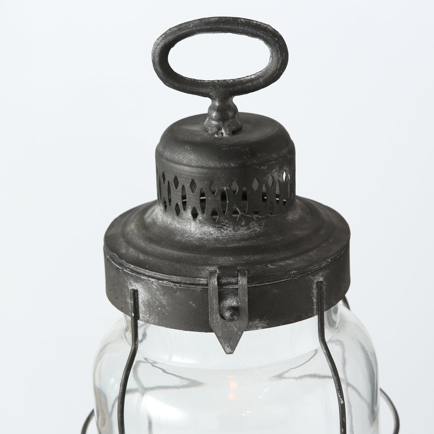 Laterne Husum, schwarz 44 cm, Ø 16 cm