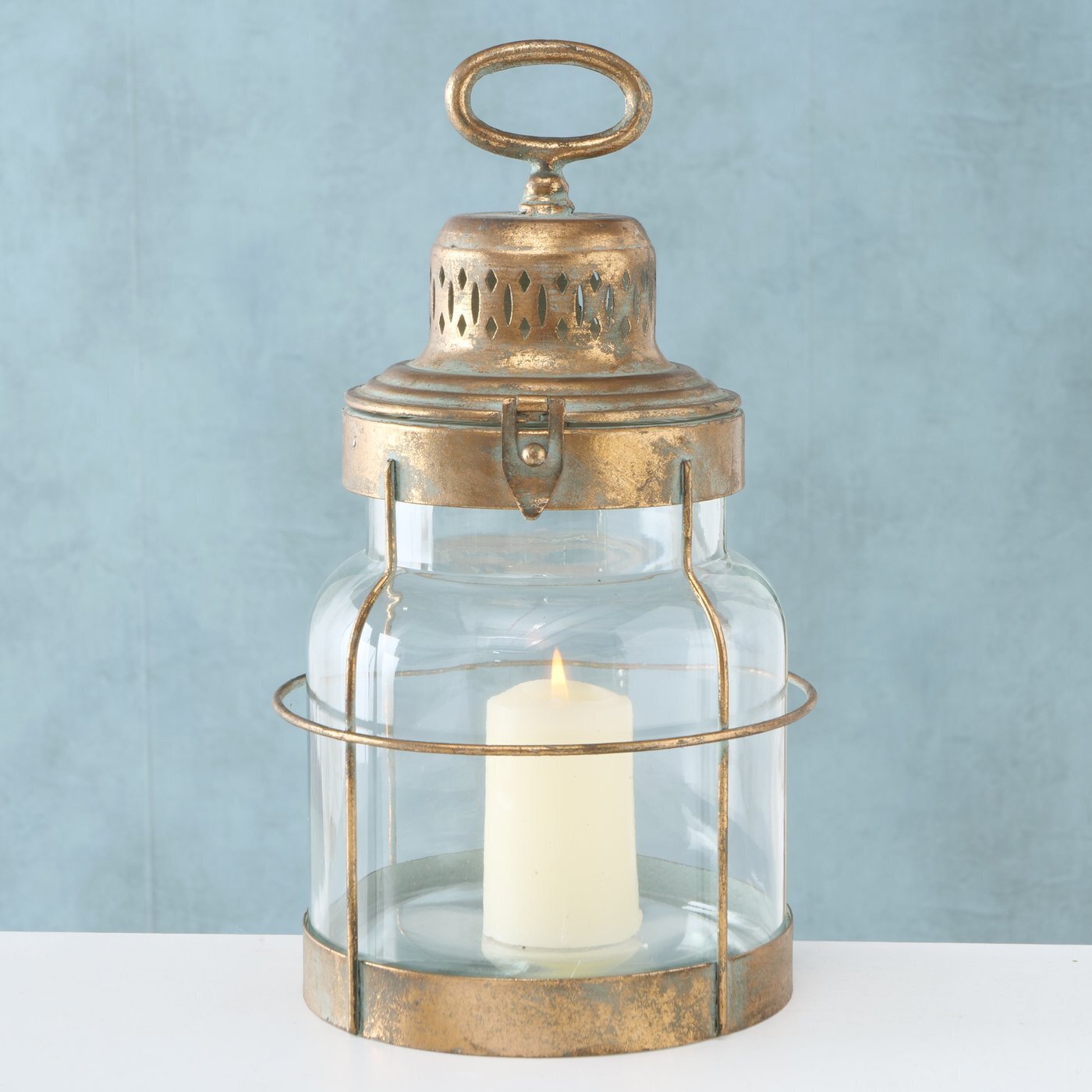 Vintage Laterne Husum, gold