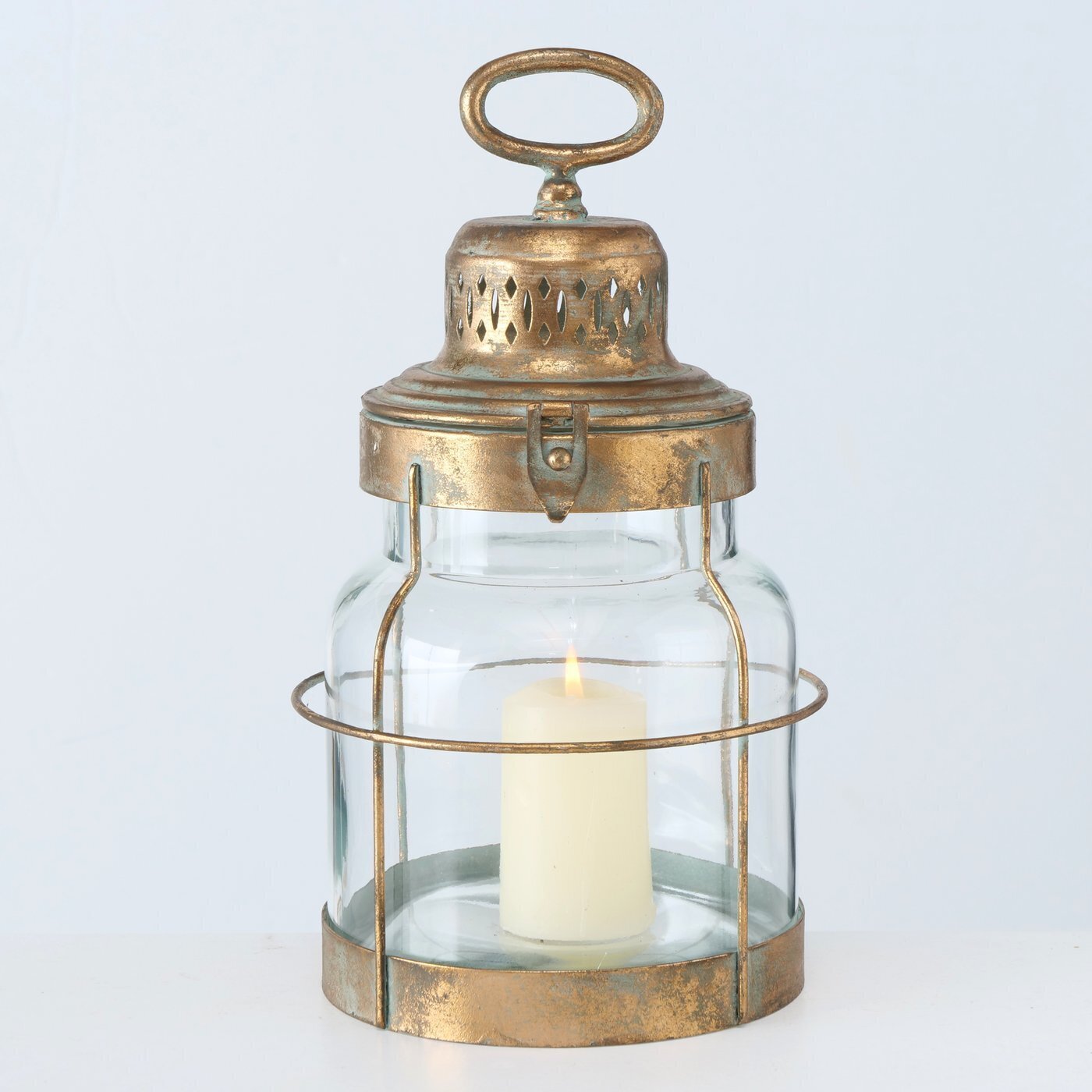Vintage Laterne Husum, gold
