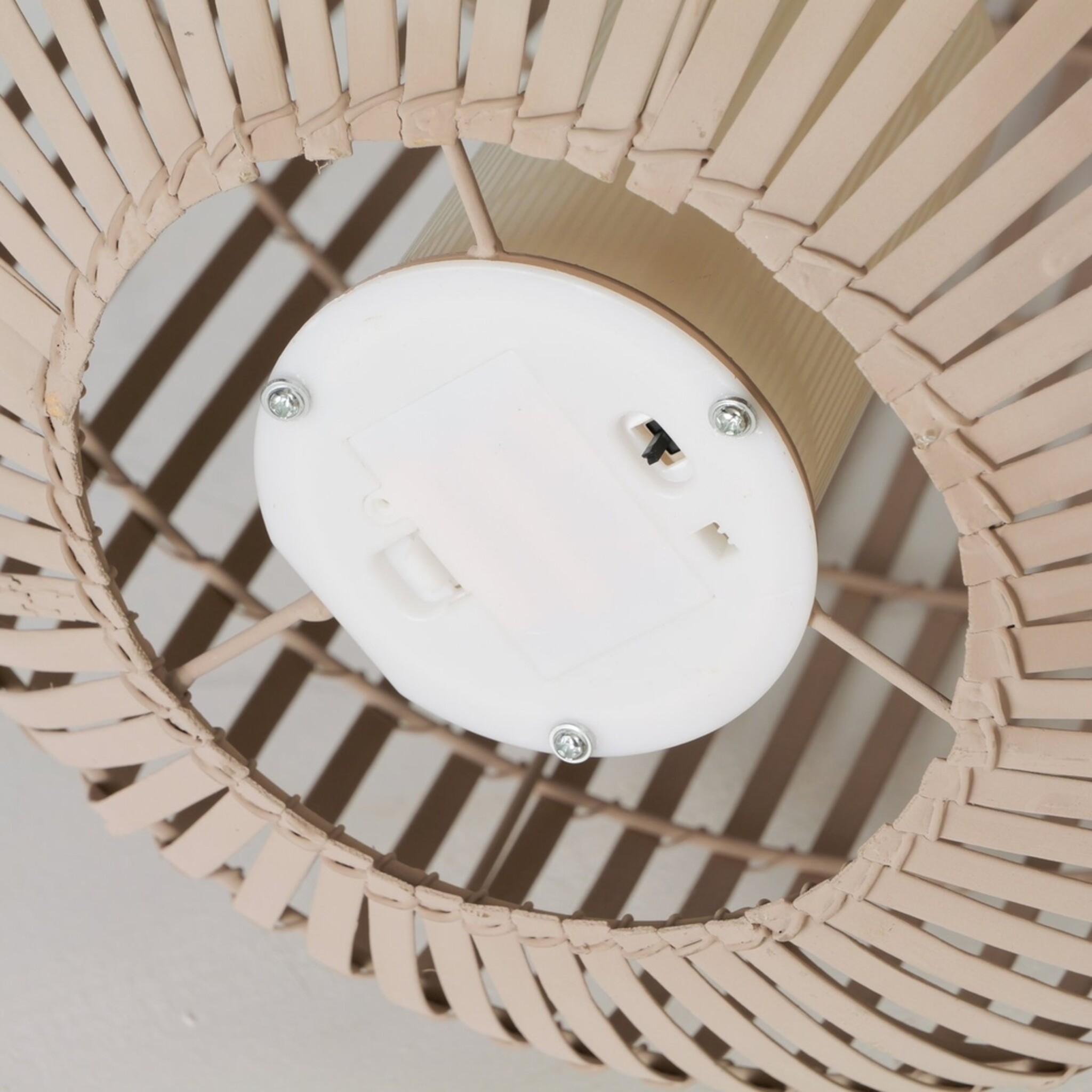 LED-Windlicht Tuva, natur 