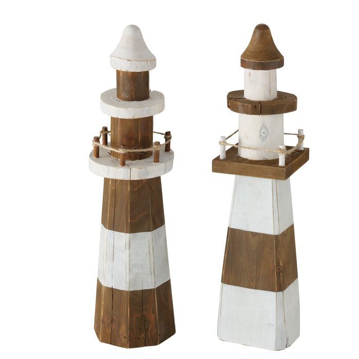 Leuchtturm Dekoaufsteller Melino, braun 