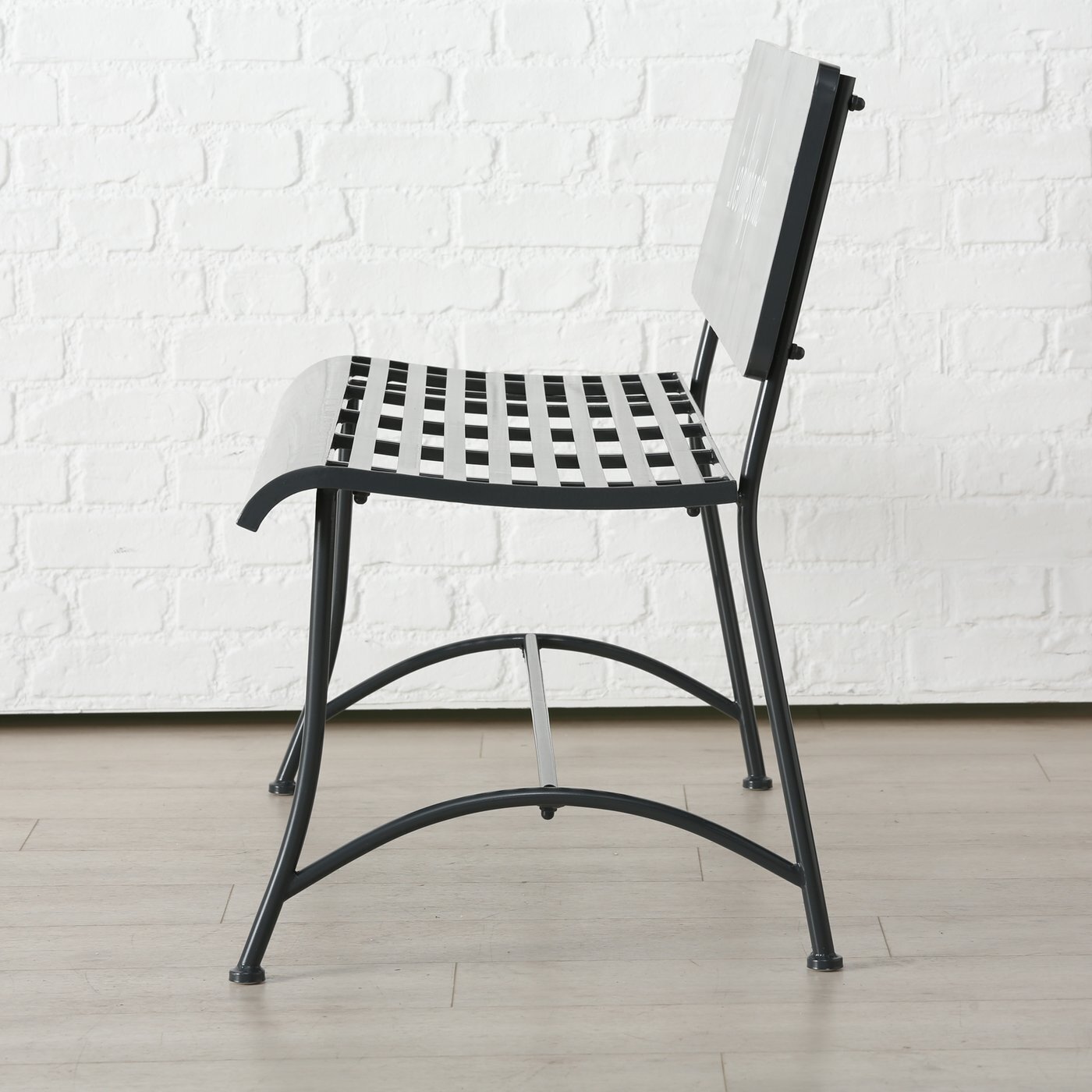 Gartenbank Lieblingsplatz Metall, grau 