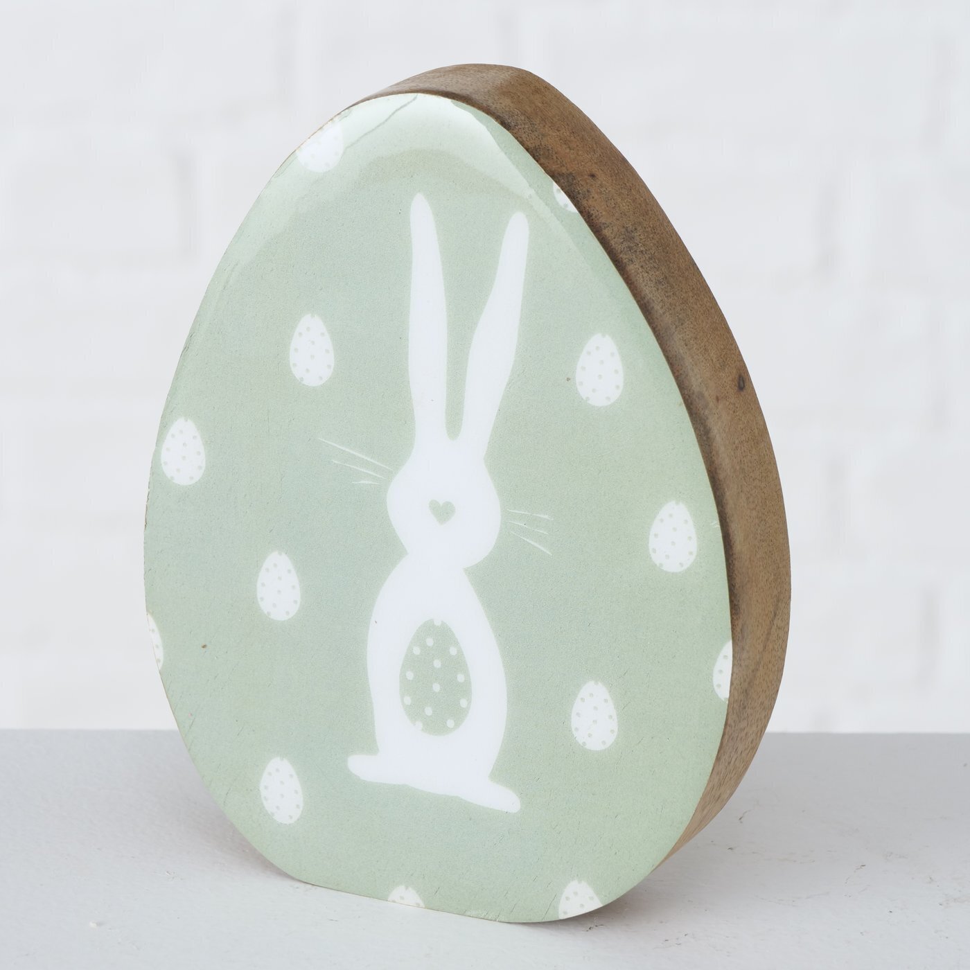 Oster Dekoaufsteller Lenny 2er Set, grün/weiss 