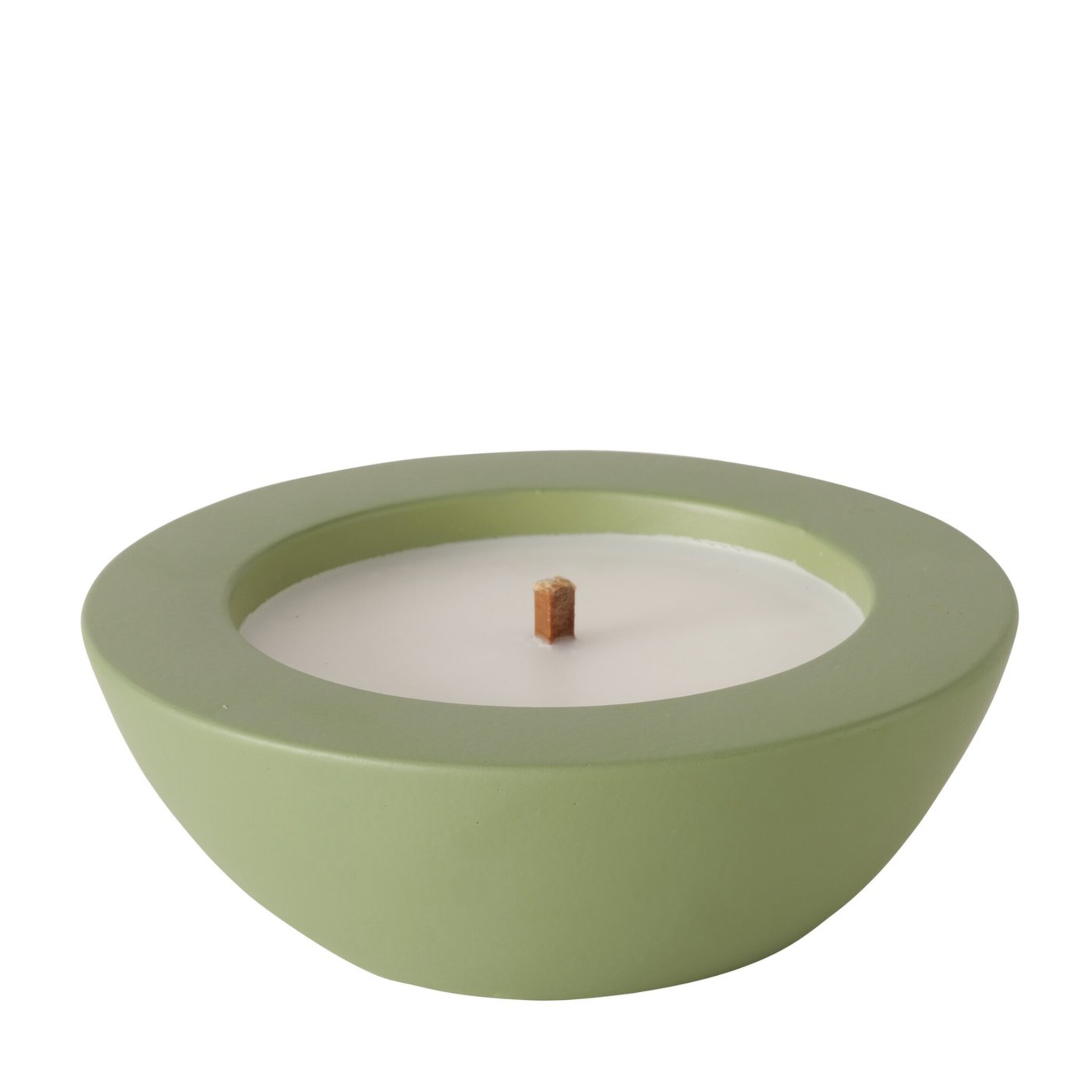 Outdoor Kerzentopf Bonko, grün Ø 19 cm, Höhe 6,5 cm