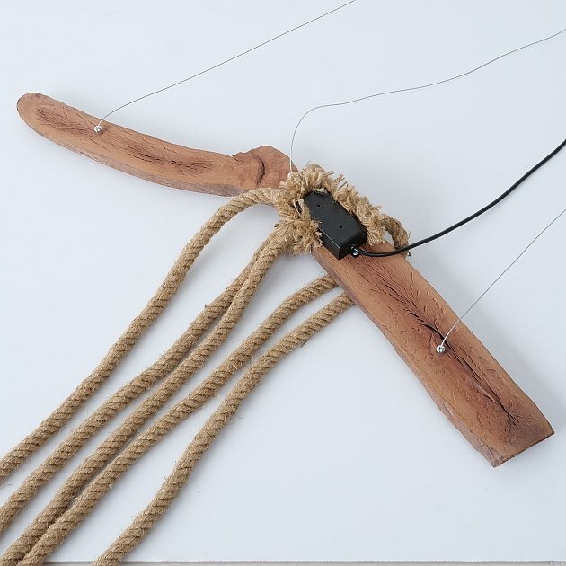 Pendelleuchte Toko Jute, braun 