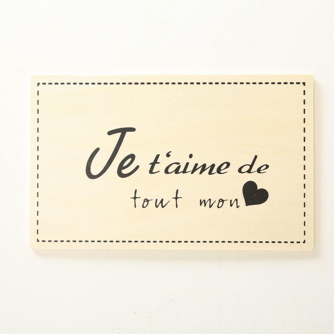 Boltze Postkarte Amour 6er Set, natur 