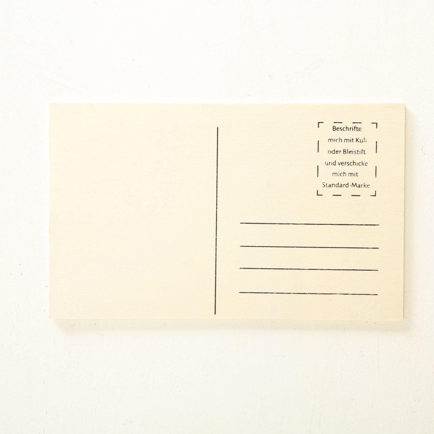 Boltze Postkarte Amour 6er Set, natur 