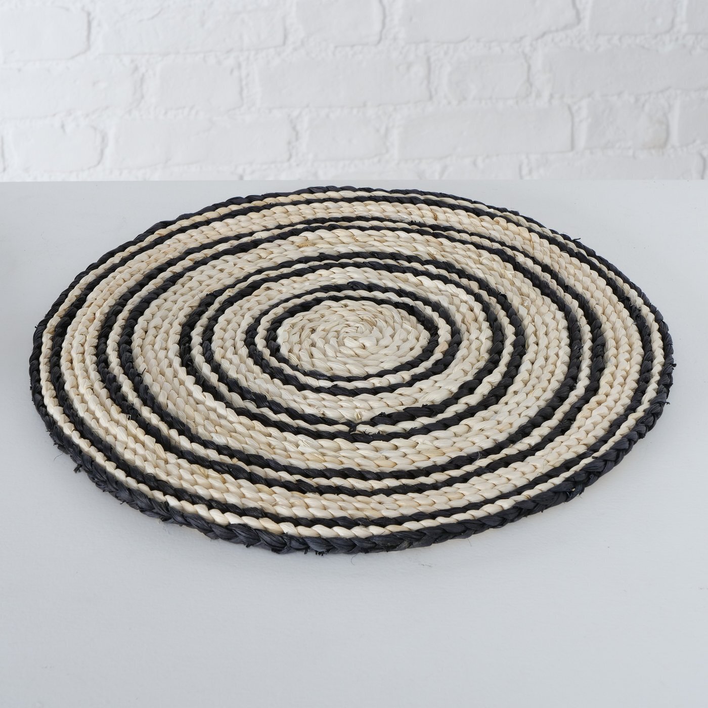 Rundes Tischset Krefo, natur 