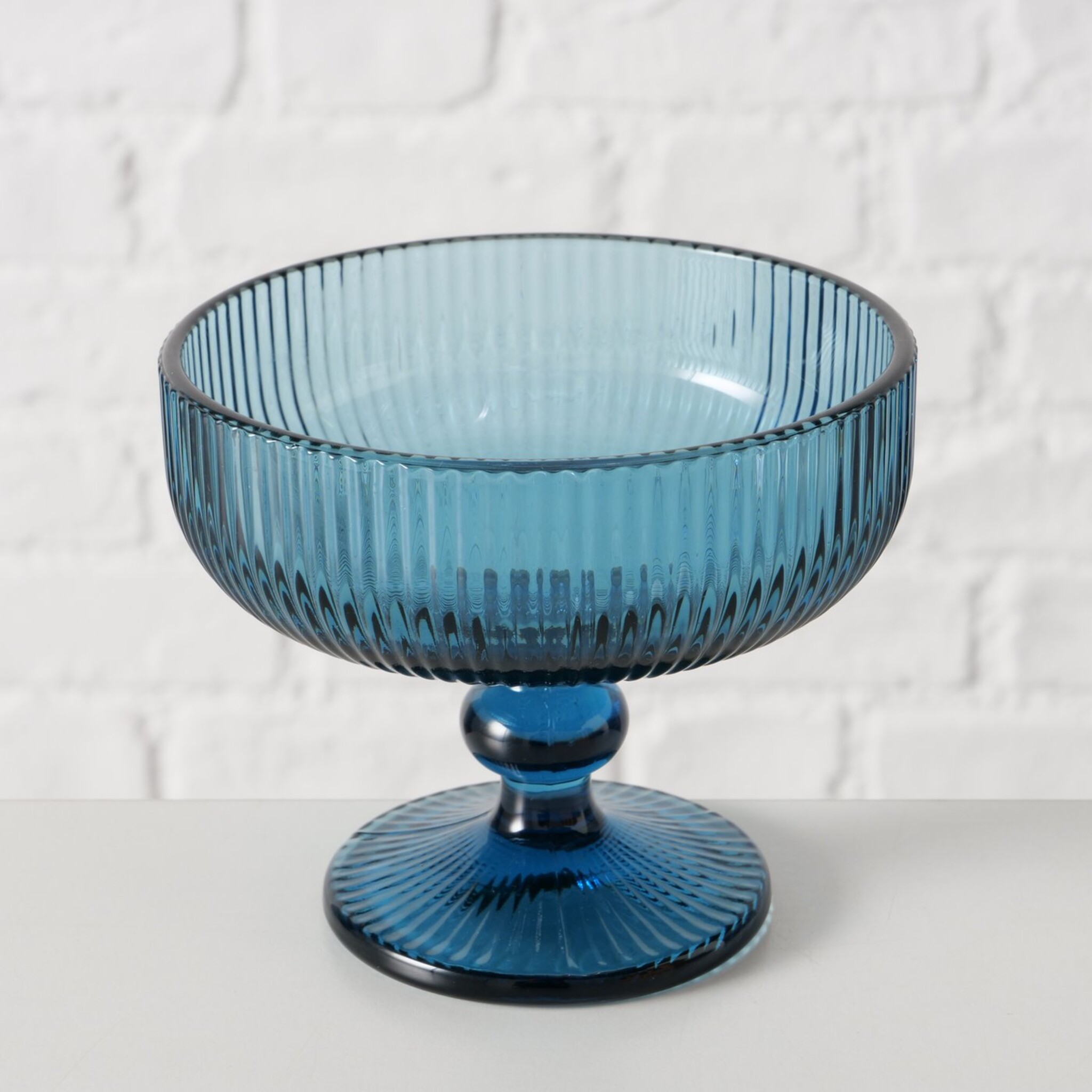 Schale Rigano aus Glas, blau 