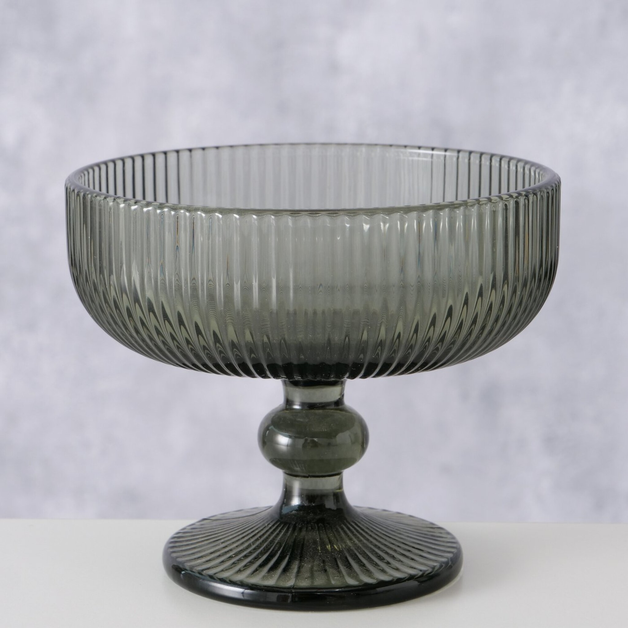 Schale Rigano aus Glas, grau 