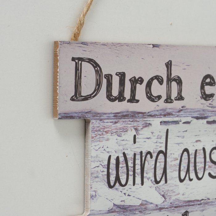 Schild Kinderglück, grau