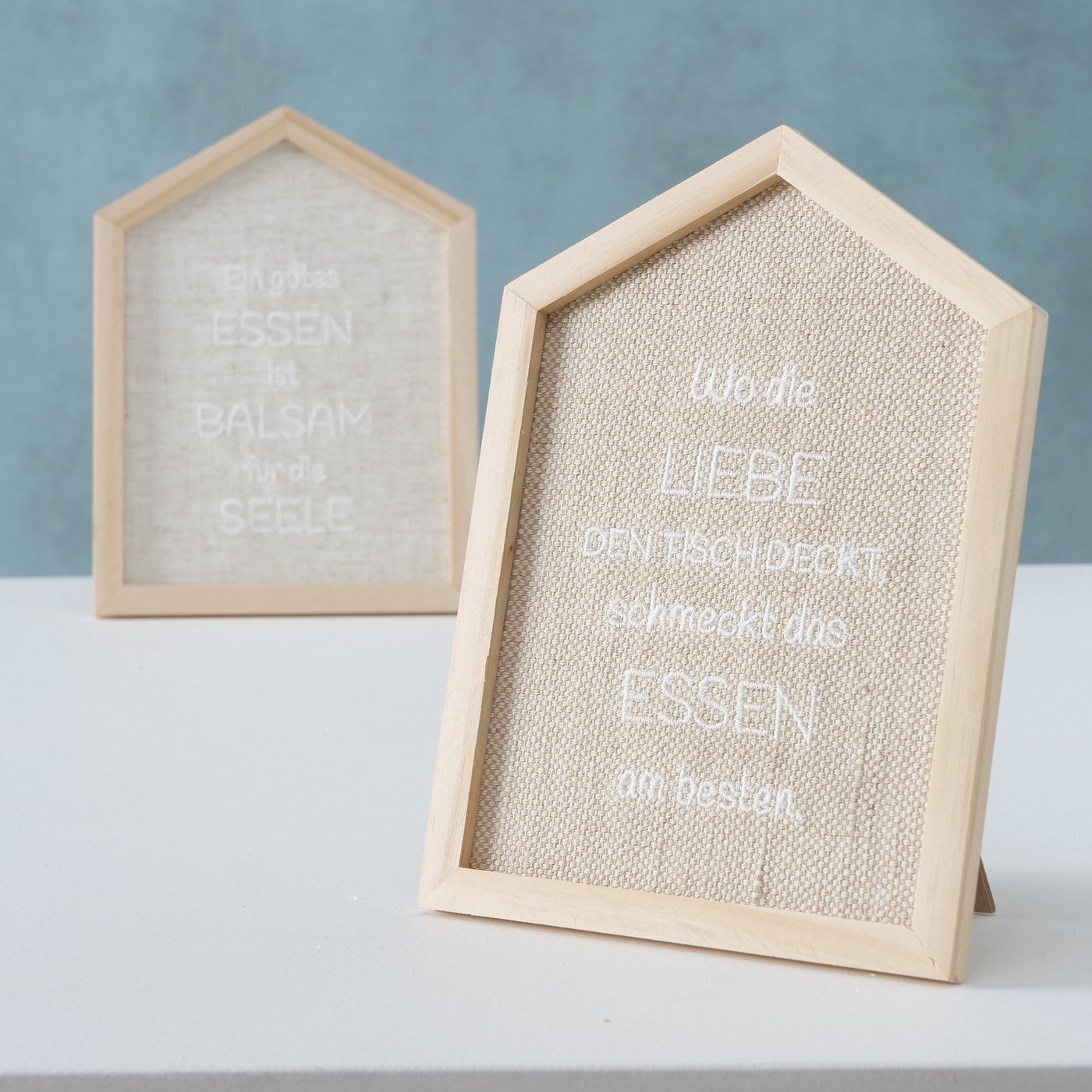 Schild Melva 2er Set, beige 