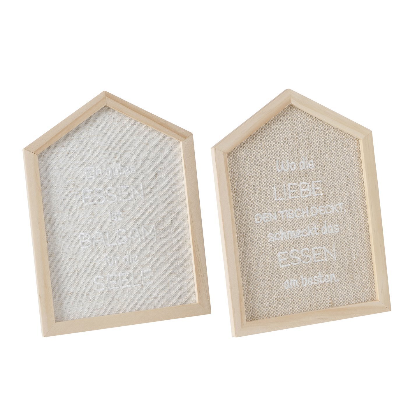 Schild Melva 2er Set, beige 