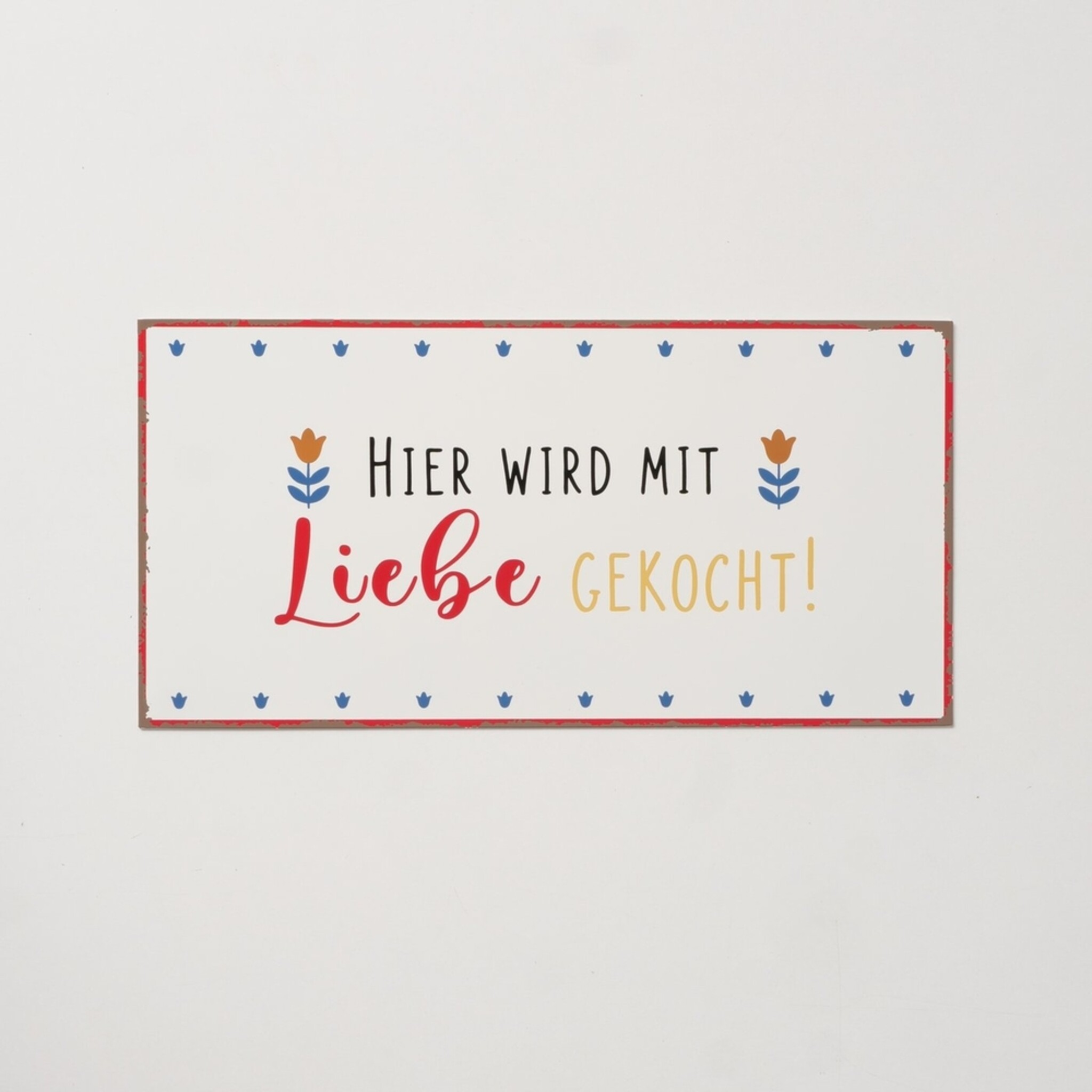 Schild Essen gut, alles gut, 4er, weiss 