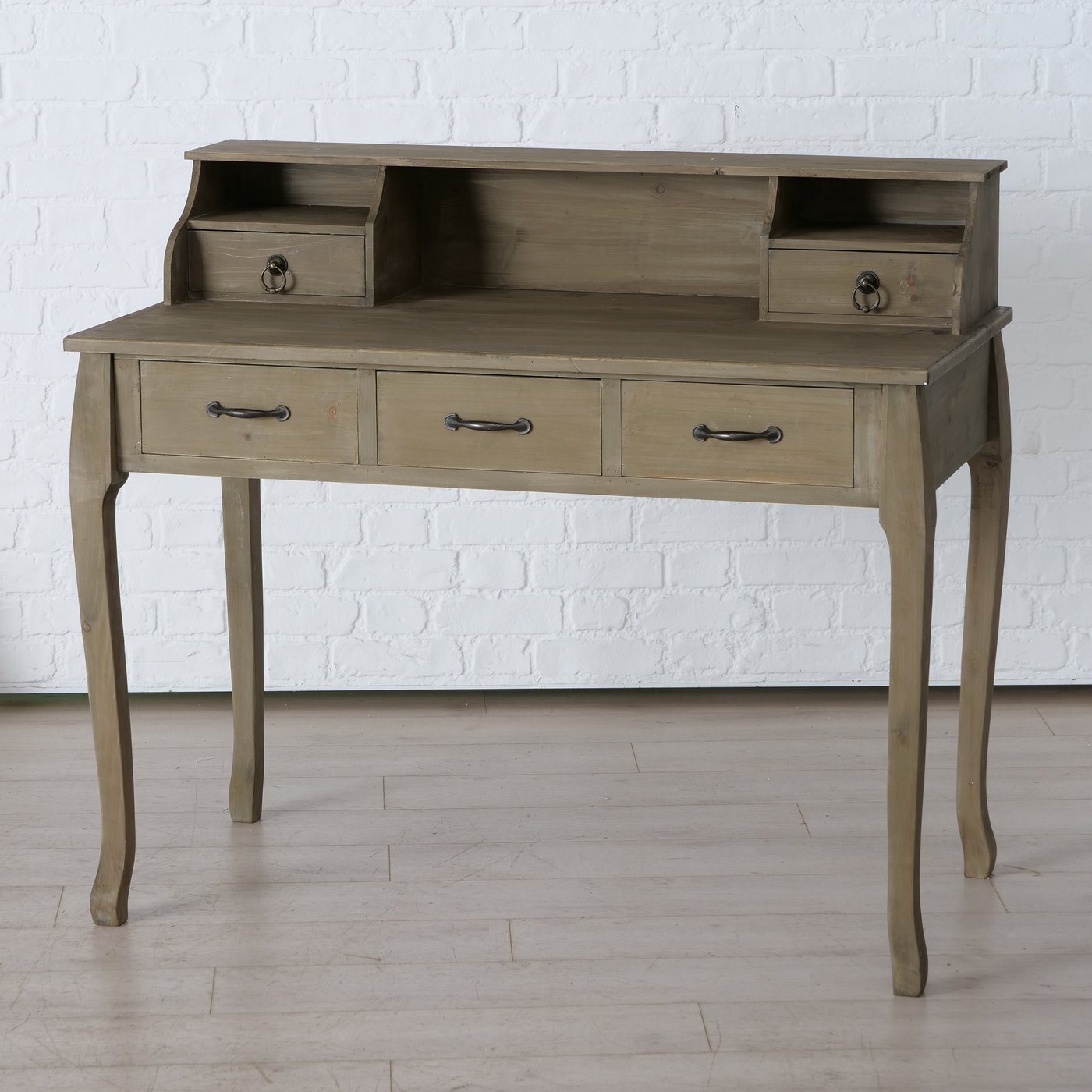 Schreibtisch Clovis, braun 