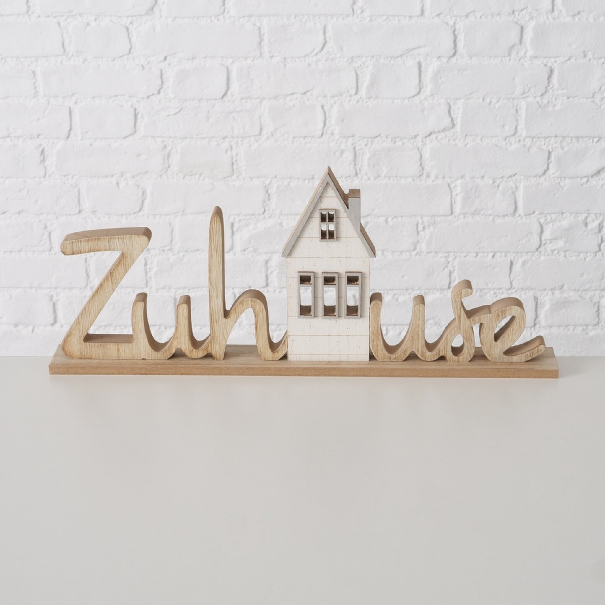 Schriftzug Bergström, natur 