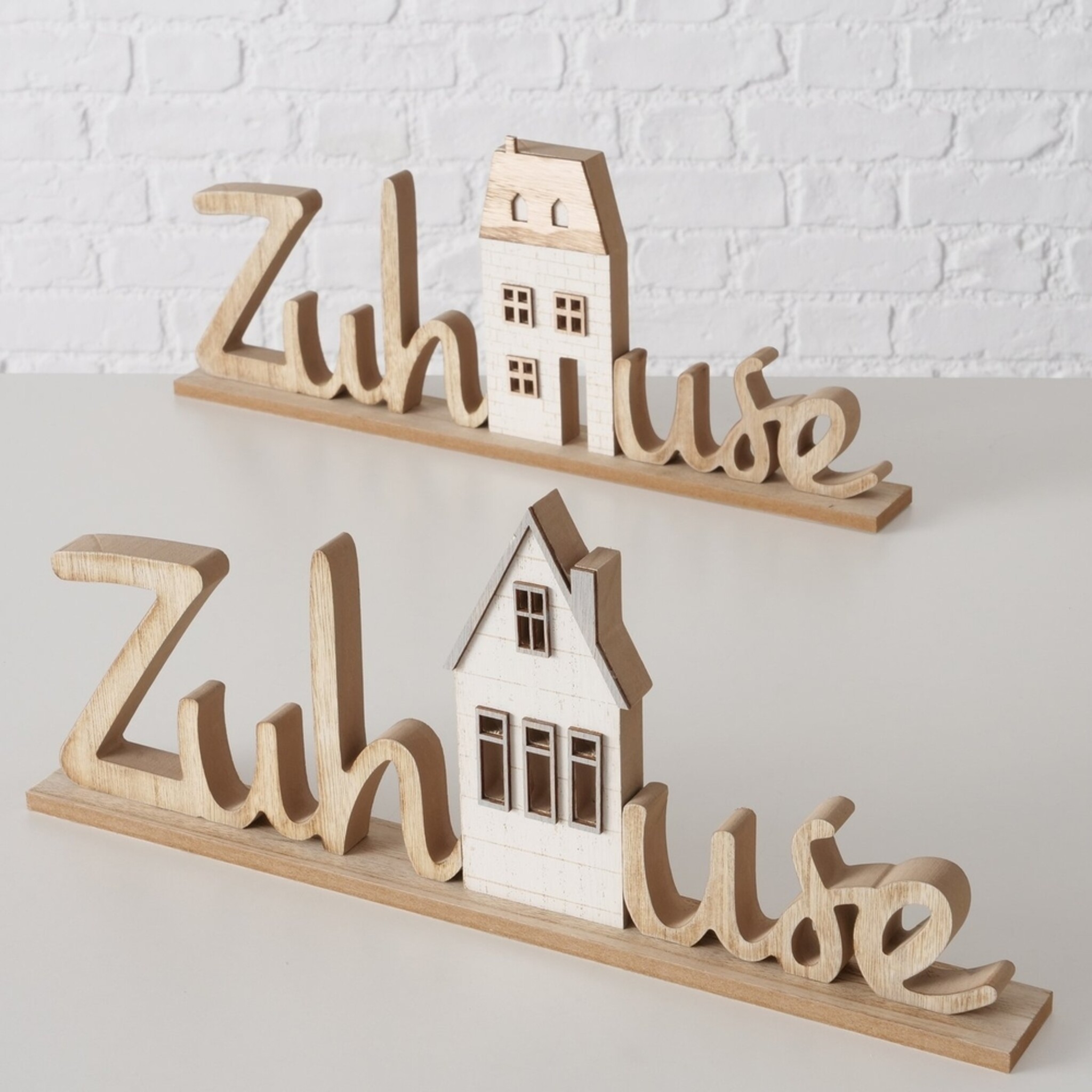 Schriftzug Bergström, natur 