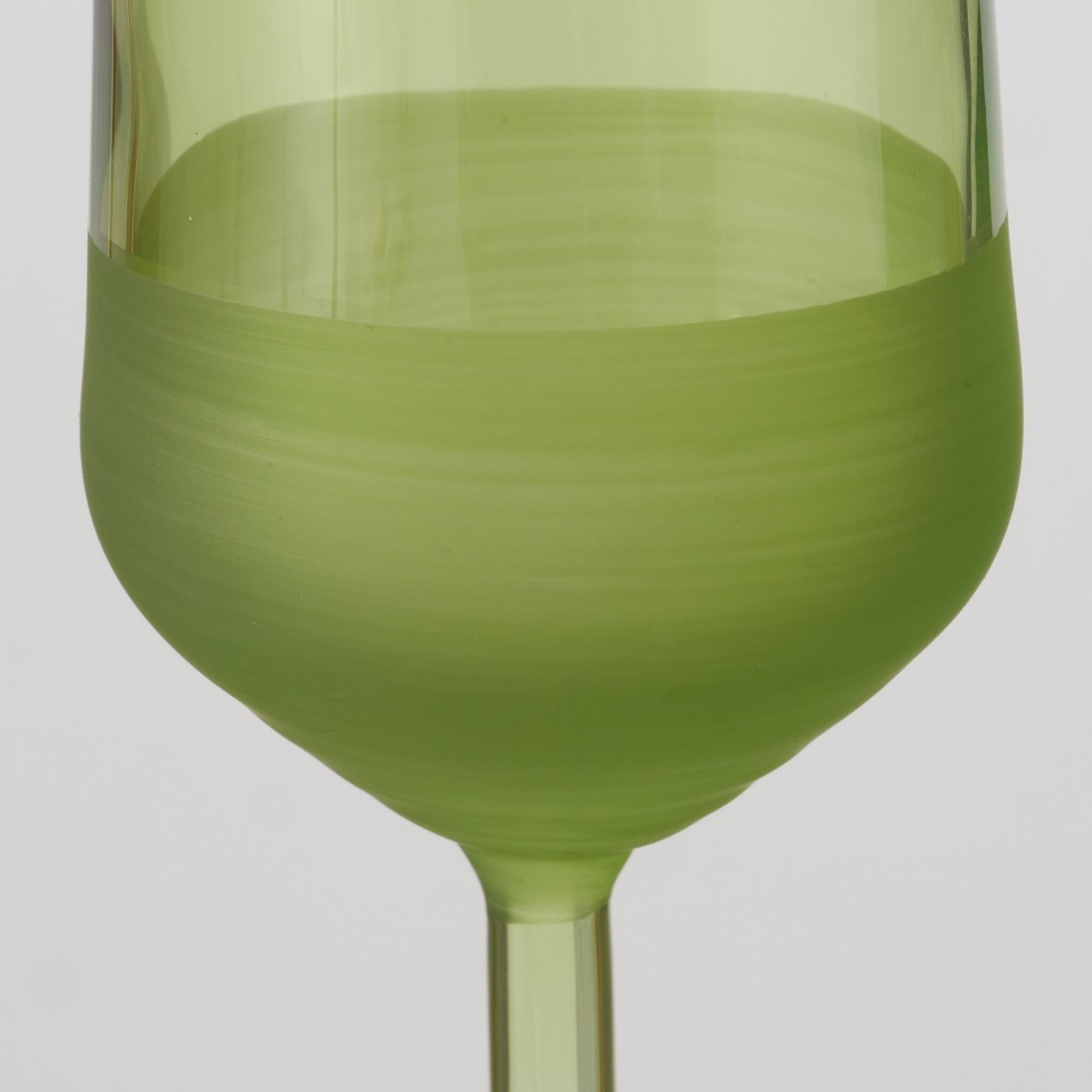 Sektglas Moluna, grün 