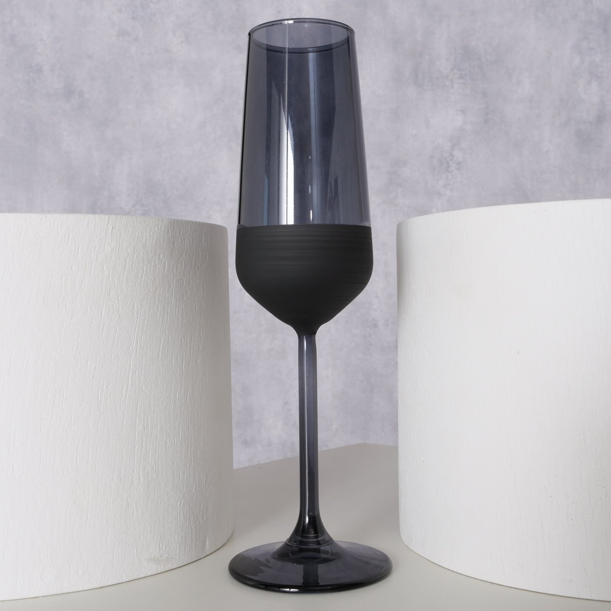 Sektglas Moluna, schwarz 