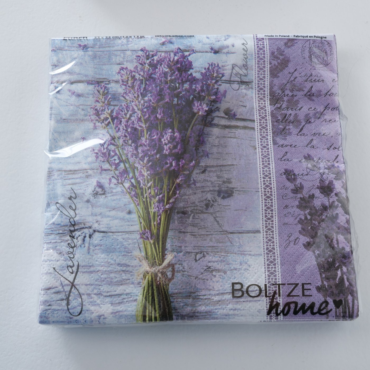 Servietten Lavendel 4er-Set, diverse 