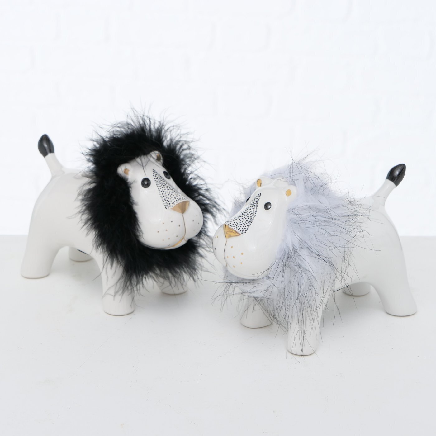 Spardose Löwe Liony, weiss 