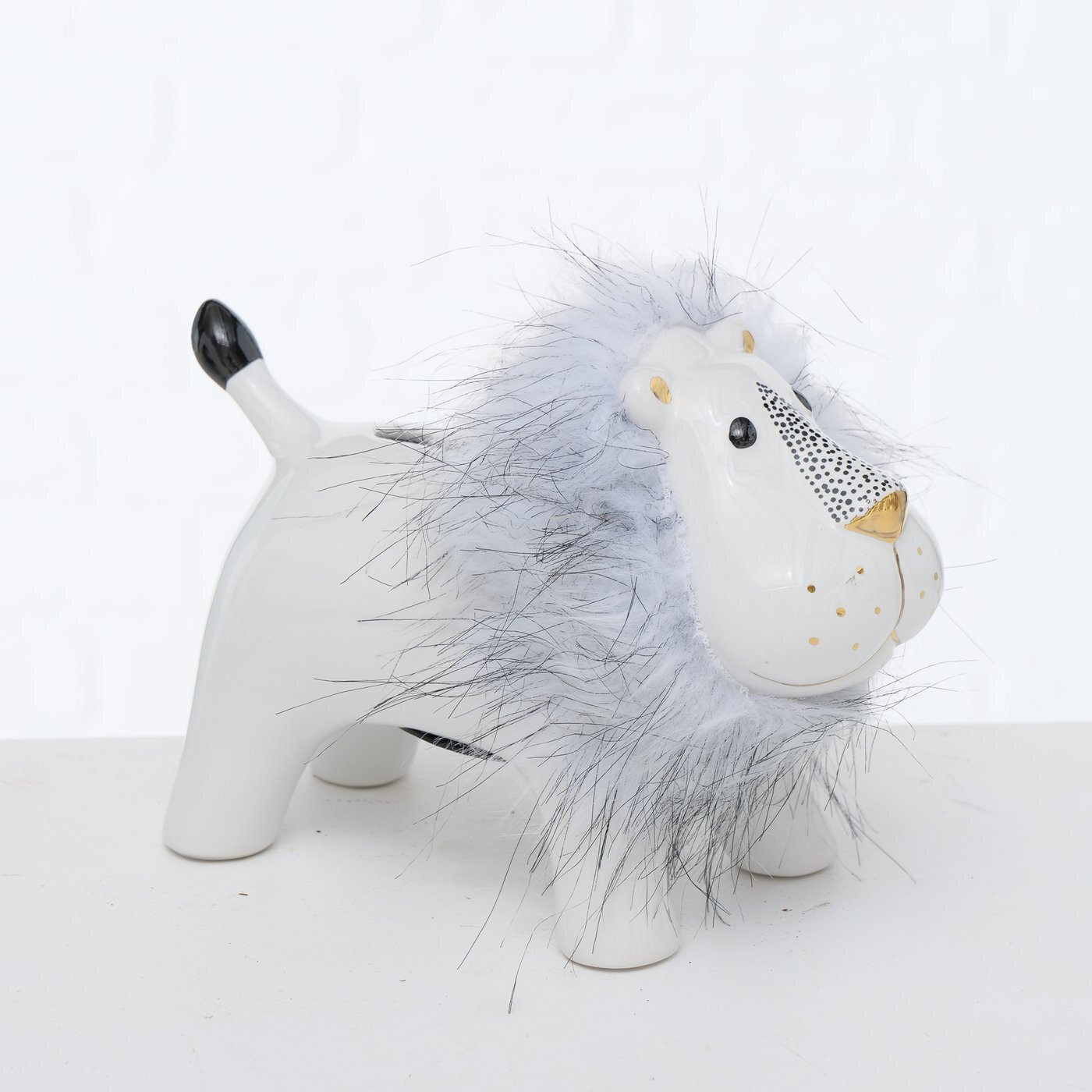 Spardose Löwe Liony, weiss 