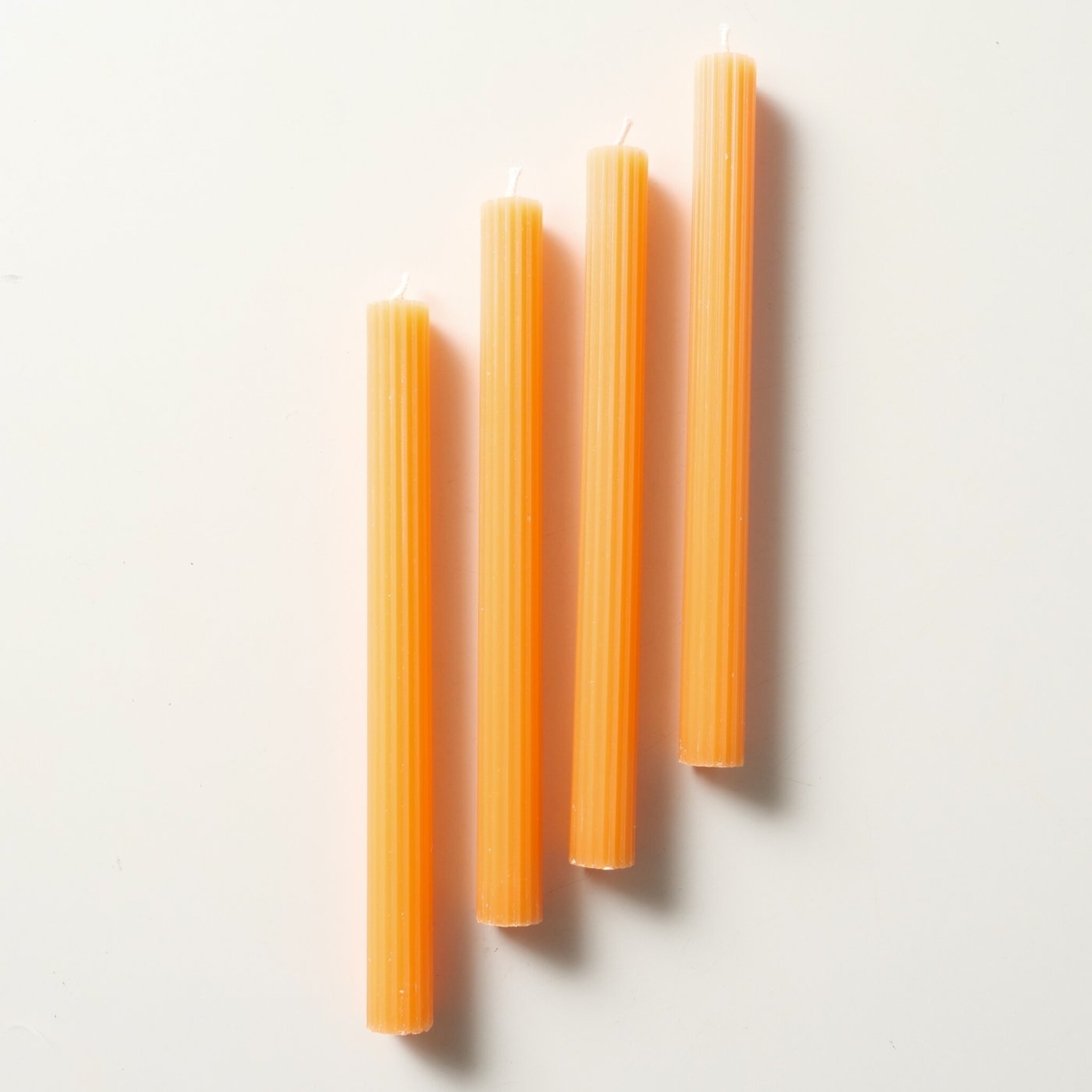 Stabkerze Classic 4er, orange 