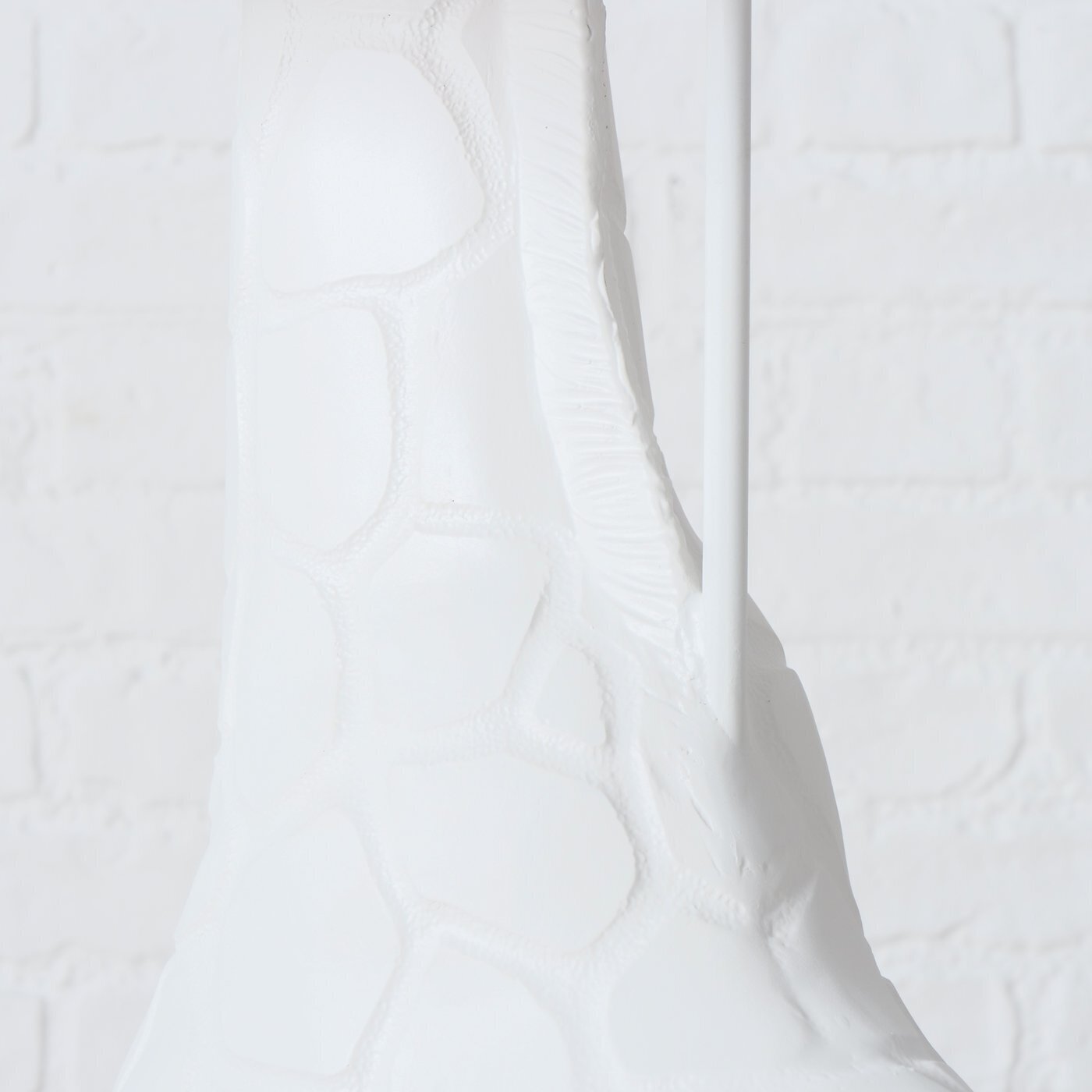 Stehlampe Giraffe, weiss 