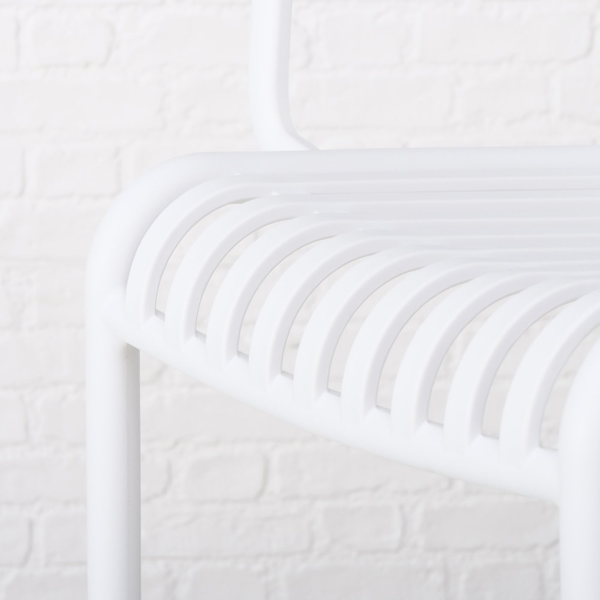 Stuhl aus Kunststoff Quito, weiss 