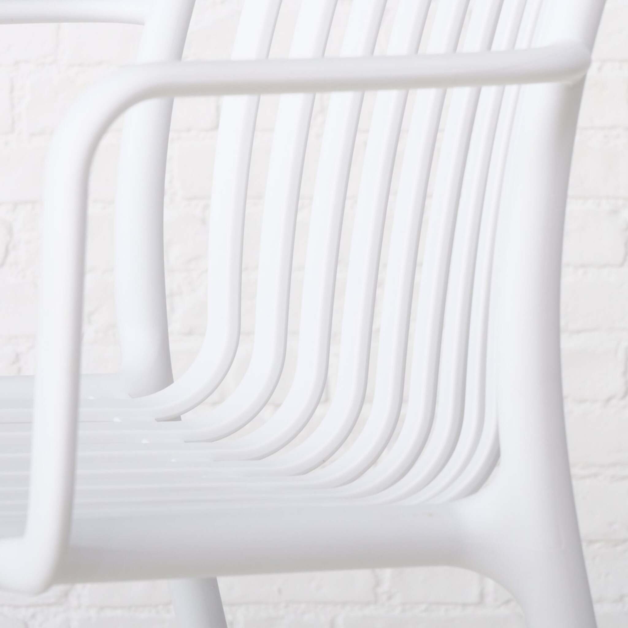 Stuhl aus Kunststoff Quito, weiss 